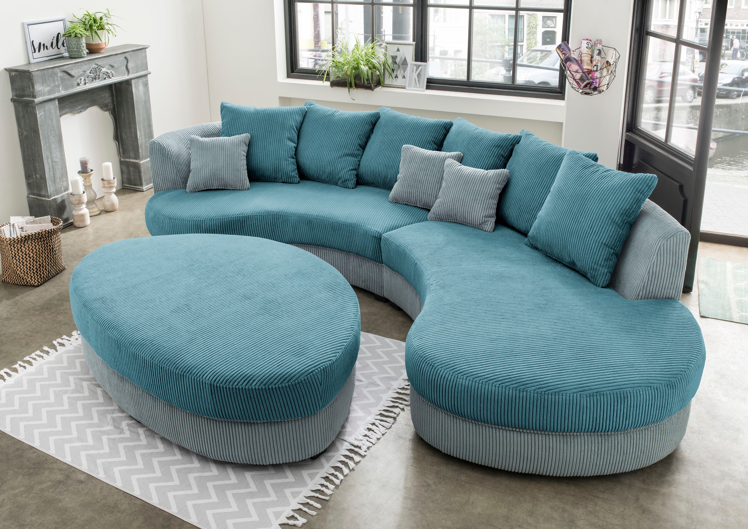 Home affaire Ecksofa »Limoncello organische Formensprache, OTTOs Choice, L- günstig online kaufen