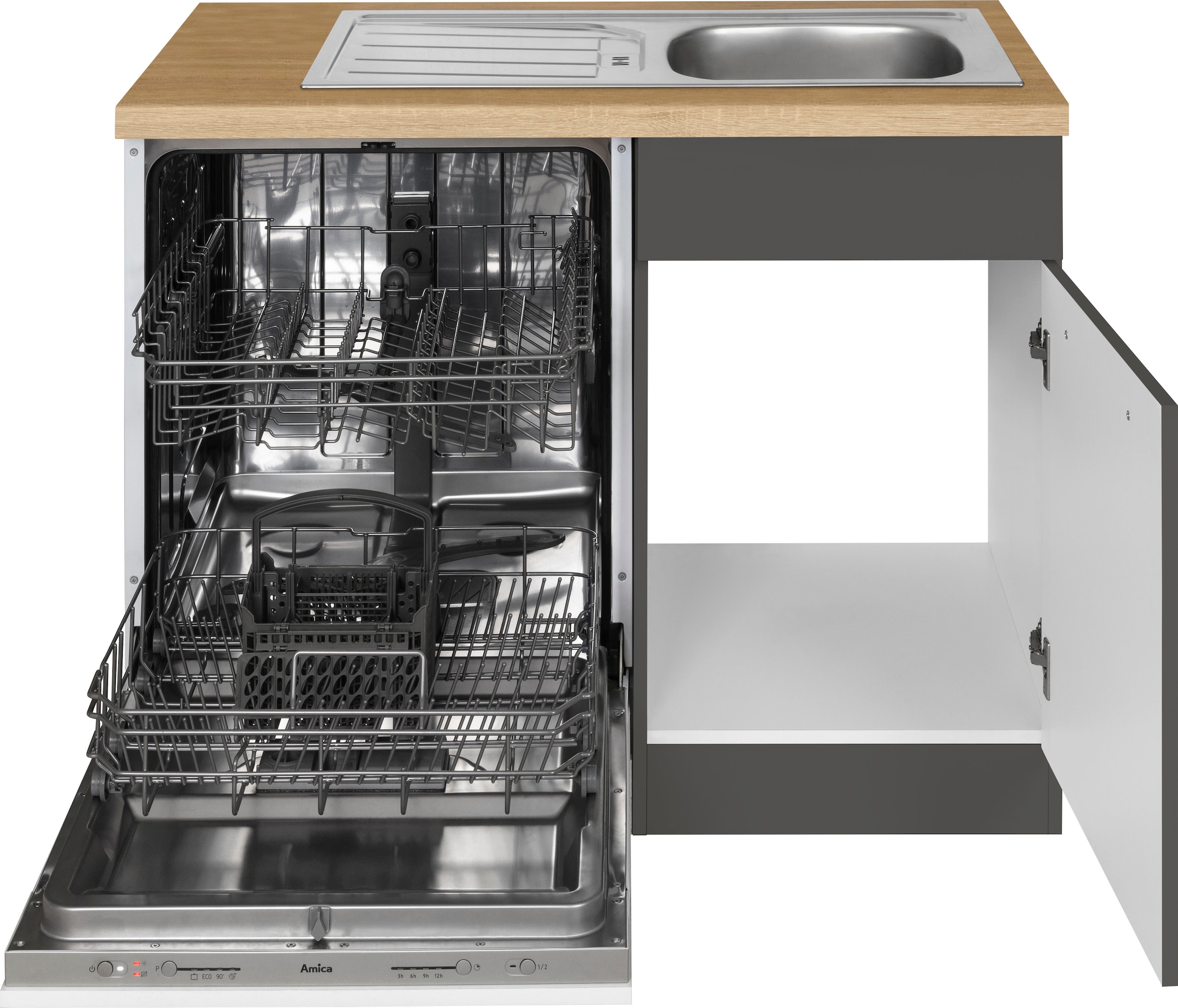 wiho Küchen Winkelküche »Unna«, ohne E-Geräte, Stellbreite 220 x 170 cm  online kaufen