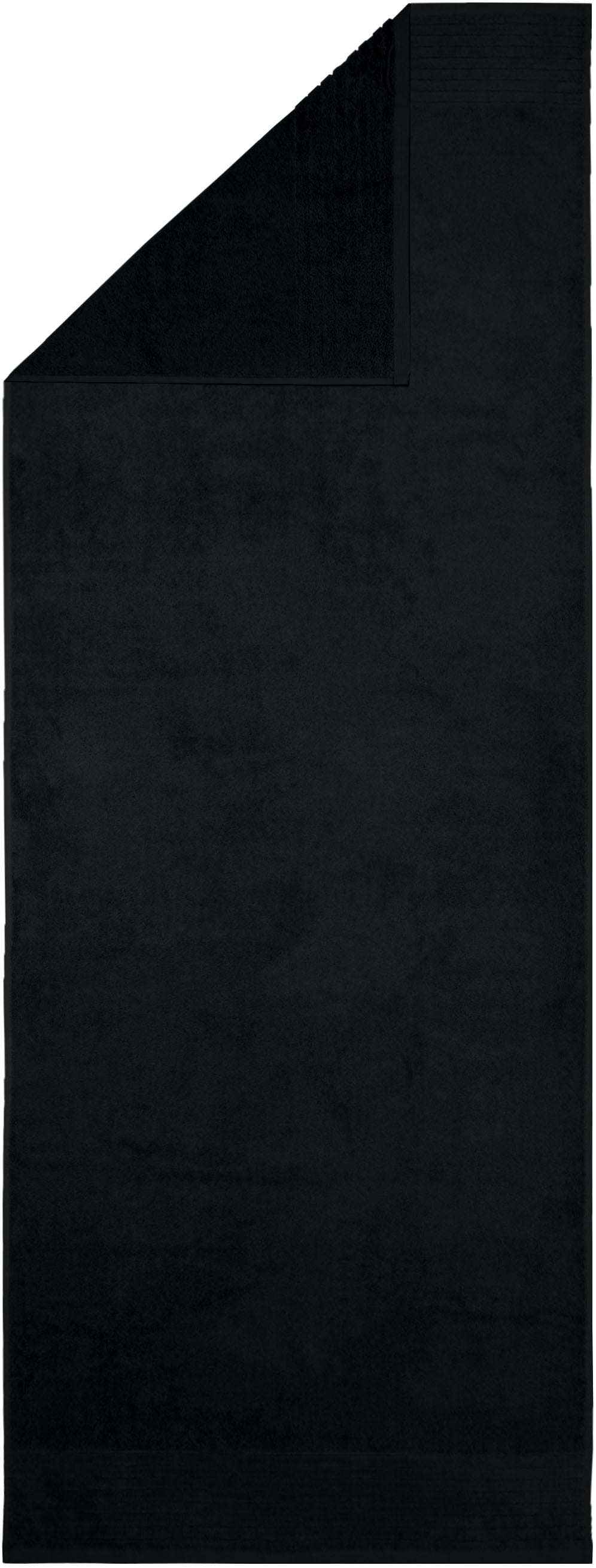 my home Saunatuch »Sanremo premium, Premium Handtücher, 600 gr/m²«, (Set, 2 St., 2x 80x200), mit Bordüre, einfarbig, flauschig und weich, 80x200cm