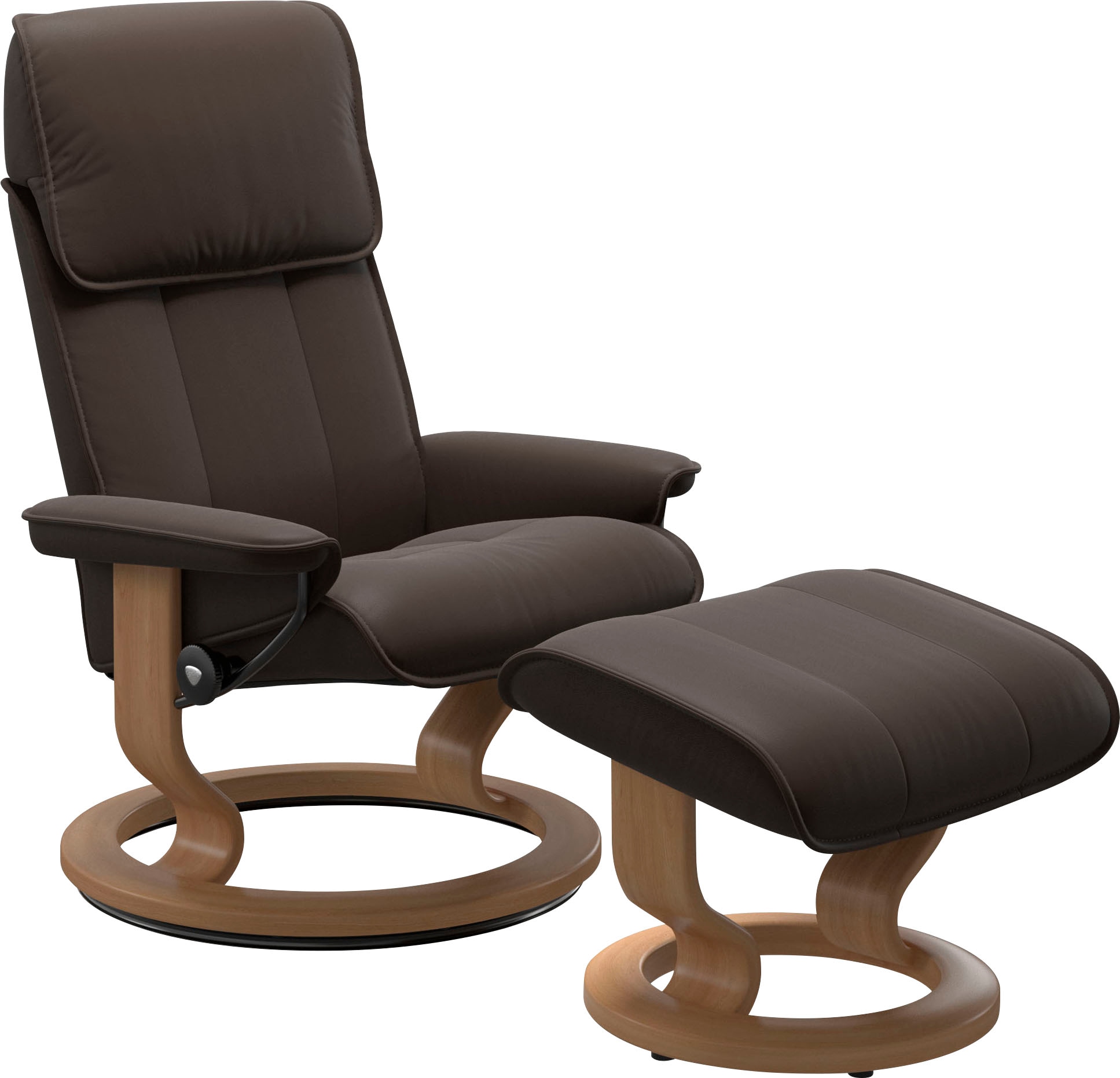 M auf Raten Stressless® mit »Admiral«, & Gestell Relaxsessel Eiche L, Base, kaufen Größe Classic