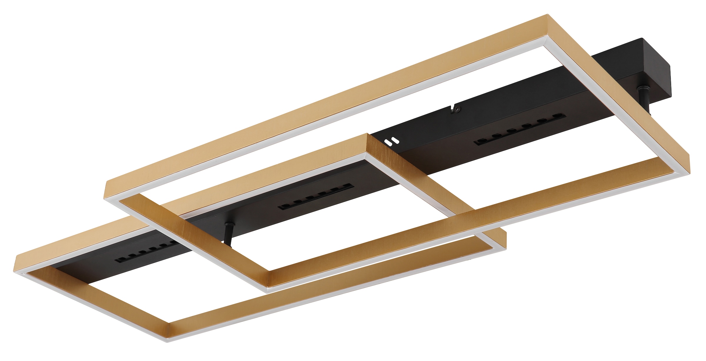 GLOBO LIGHTING LED Deckenleuchte »LUFFY« LED-Modul 1 Stk. Warmweiß Deckenlampe/LxBxH: 900x398x102mm/Wohnzimmer/Schlafzimmer/modern