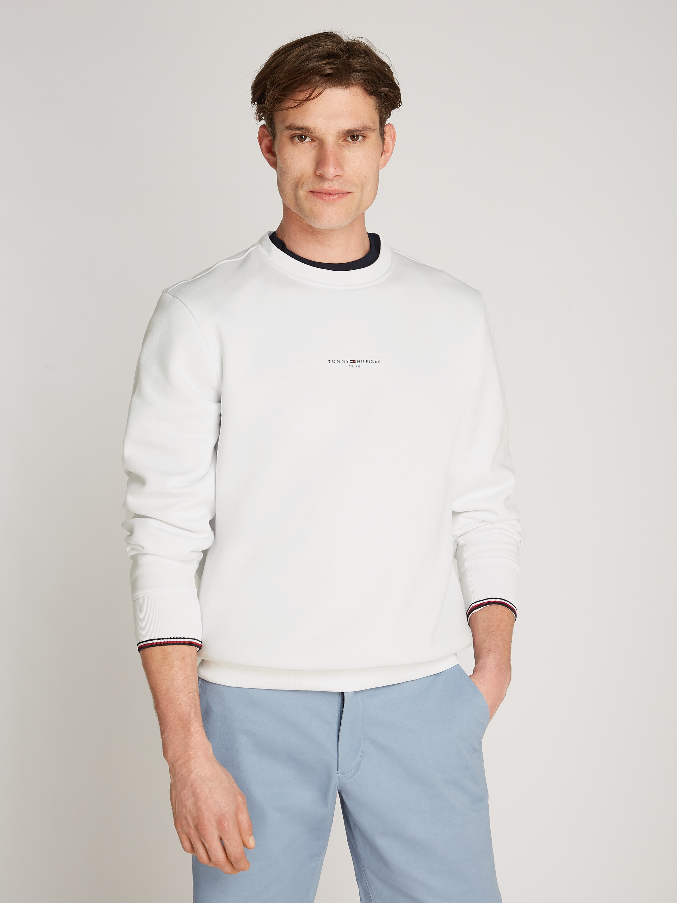 Tommy Hilfiger Sweatshirt »SMALL TOMMY LOGO CREWNECK«