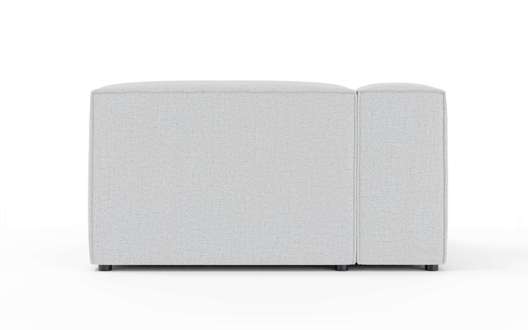 INOSIGN Ottomane »HAILY links/rechts bestellbar, Loungemöbel, Maße B/T/H: 130/130/72 cm«, als Modul oder separat verwendbar, für individuelle Zusammenstellung