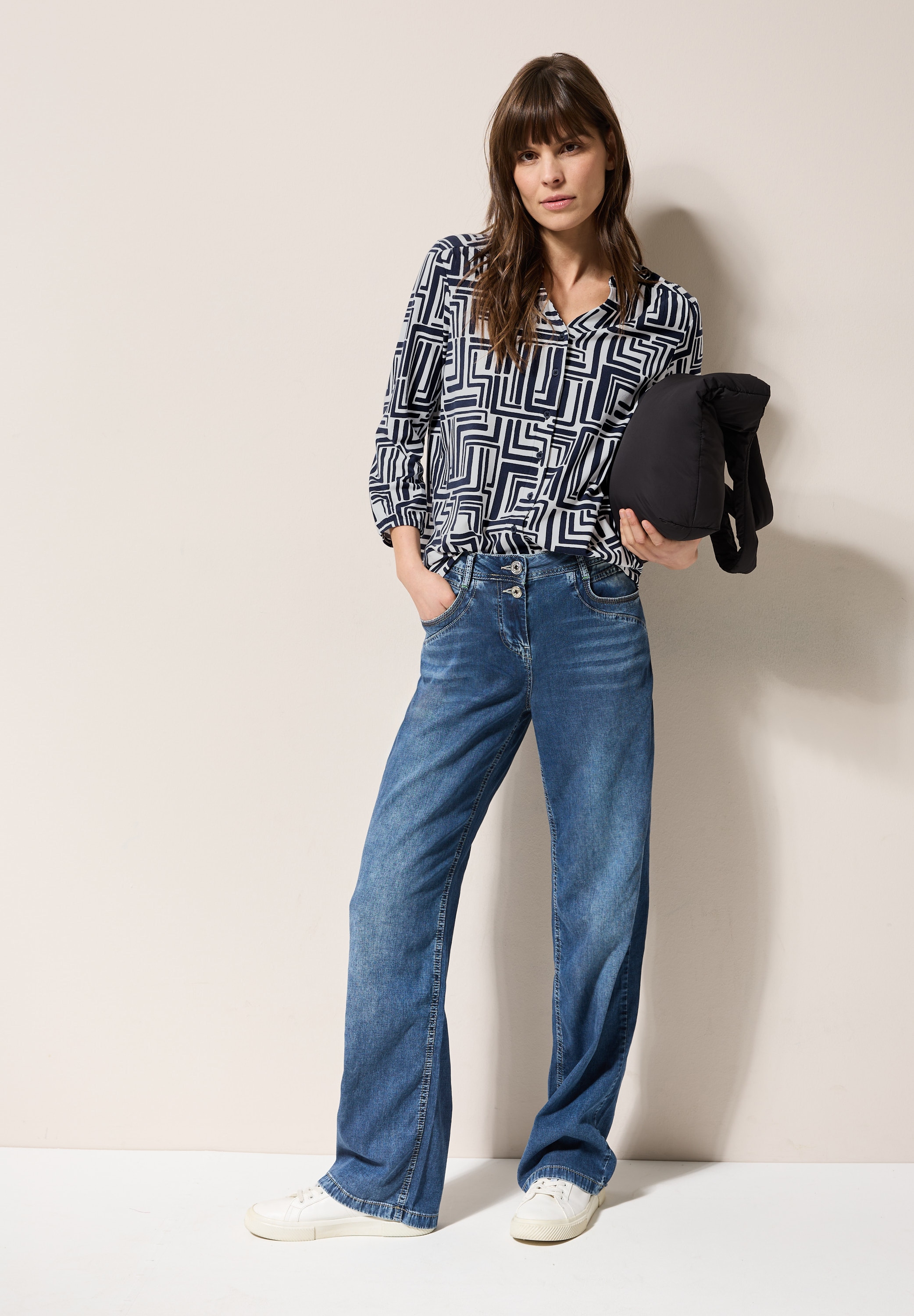 Cecil Blusenshirt, mit All-Over Print