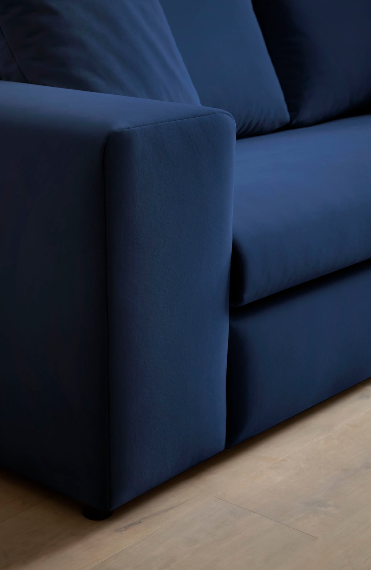 andas Ecksofa »SLEETLAND XXL in Samtvelours oder Vintage-Leder-Optik, L-Form,«, besonders groß und bequem