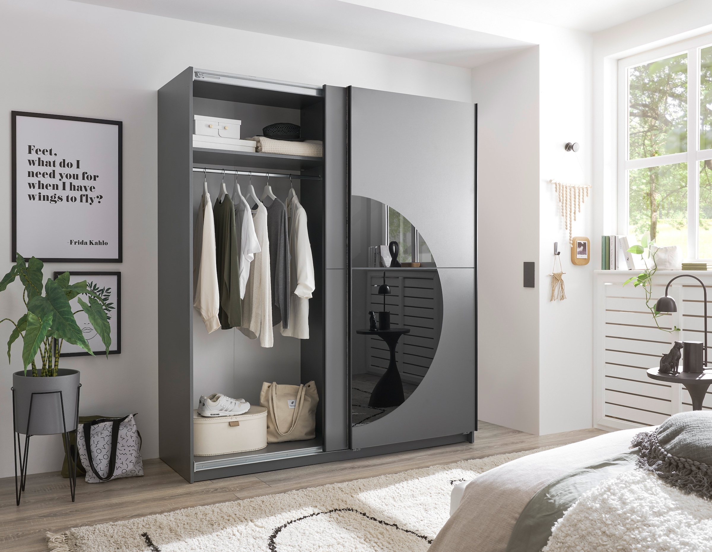 Schlafkontor Schwebetürenschrank »Lubsko Schiebetürenschrank, Kleiderschrank«