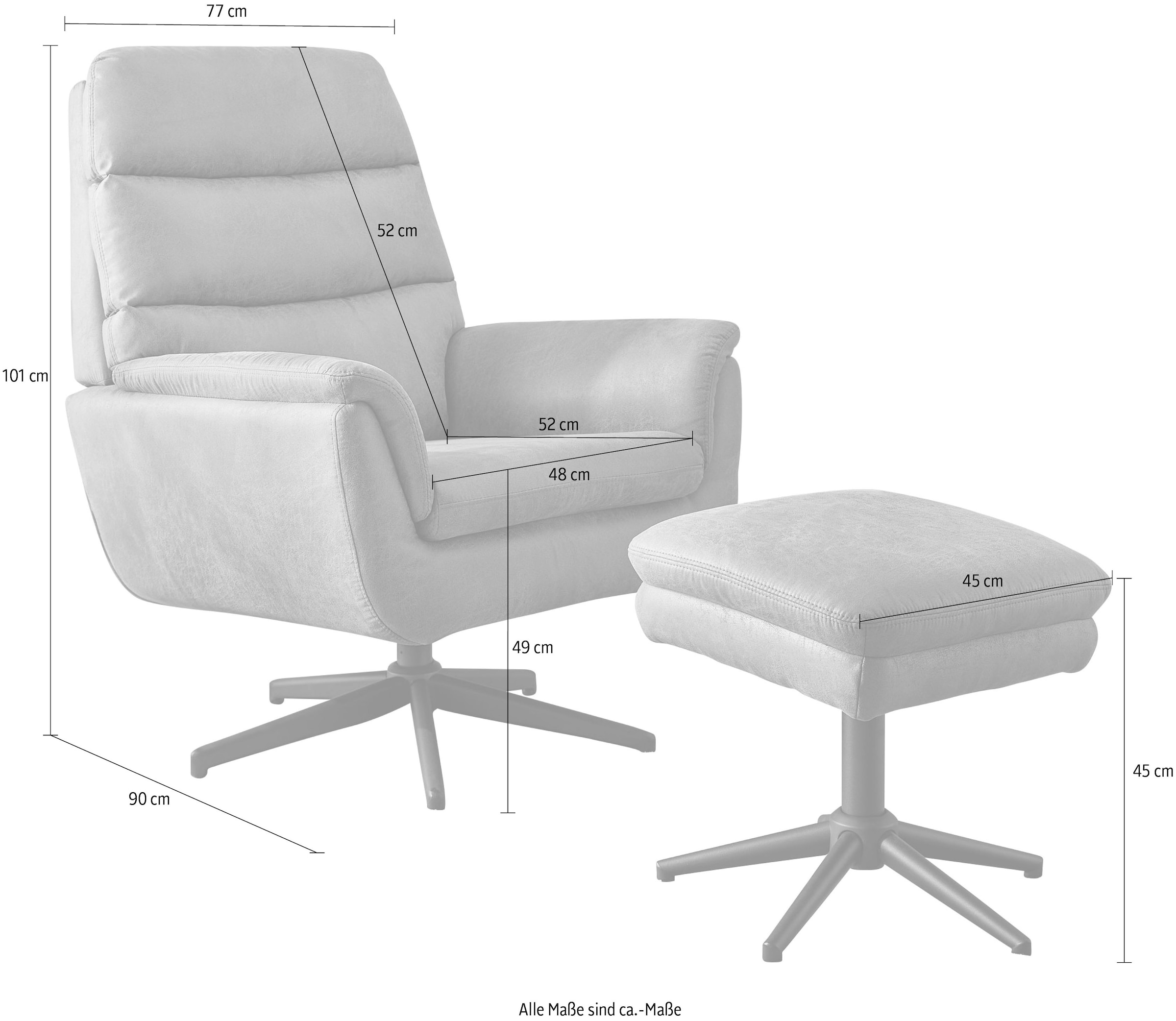 Jockenhöfer Gruppe Relaxsessel »Valetta«