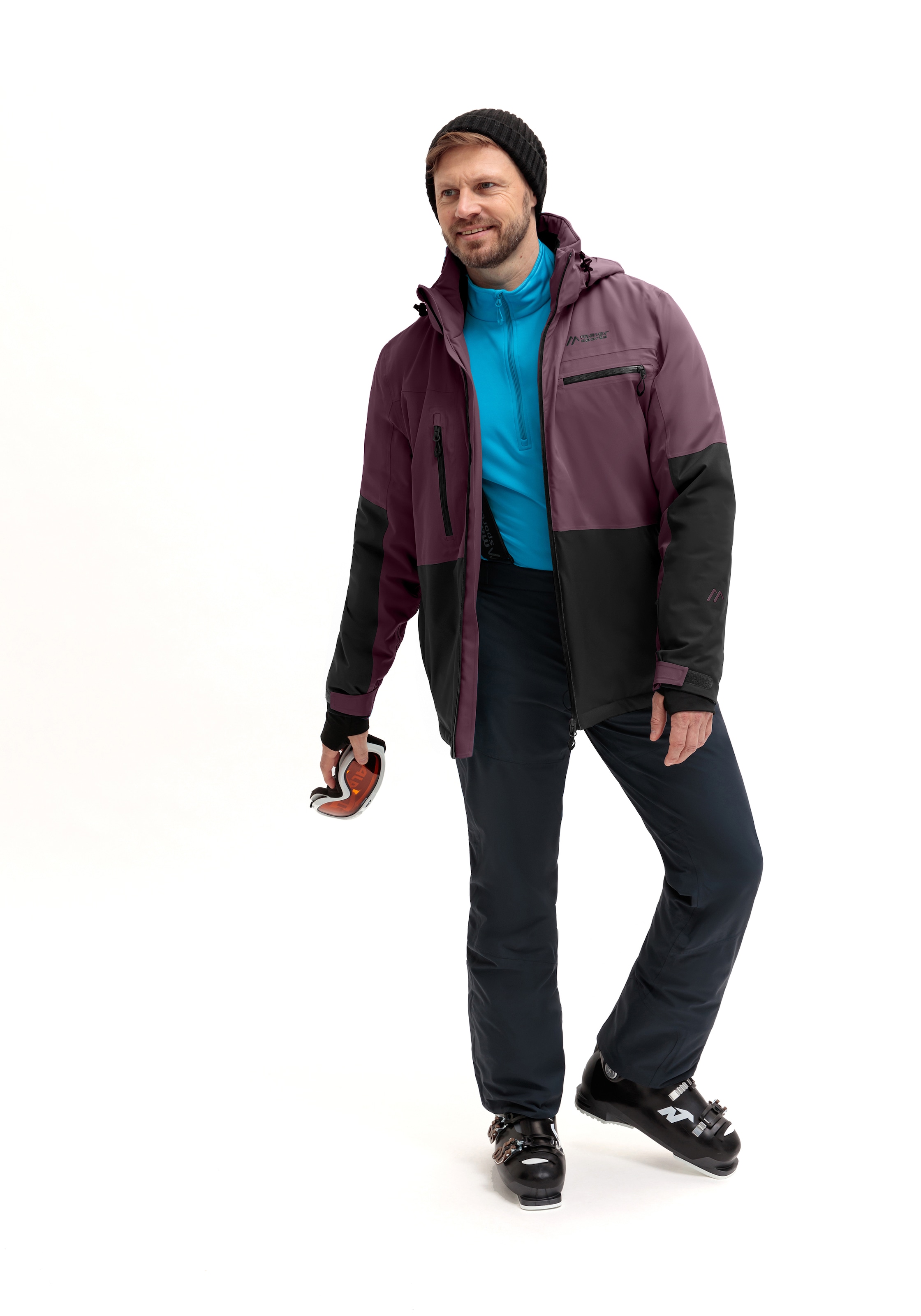 Maier Sports Skijacke »Roccarasa M«, Herren Winterjacke wasserdicht u. atmungsaktiv