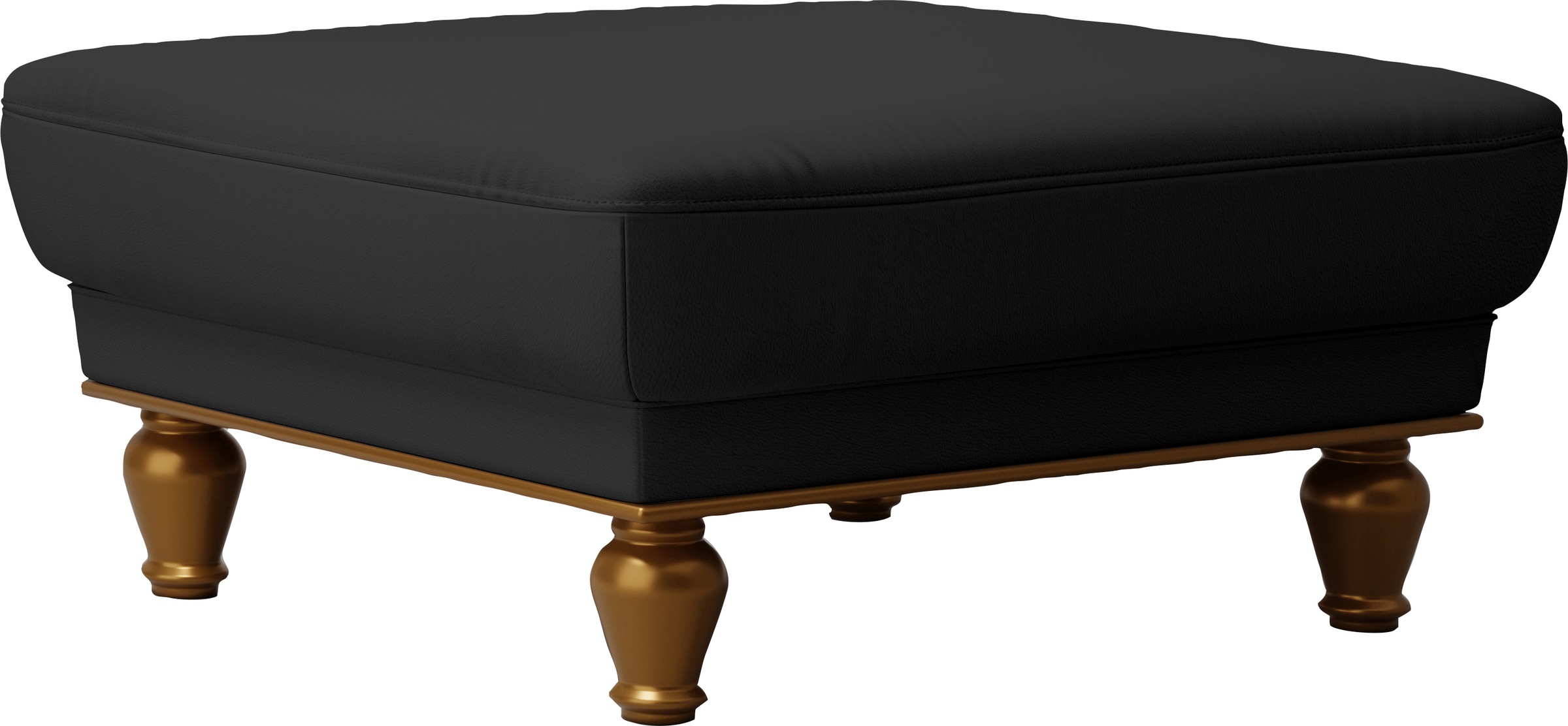 sit&more Polsterhocker »Orient 5«, goldfarbene Füße