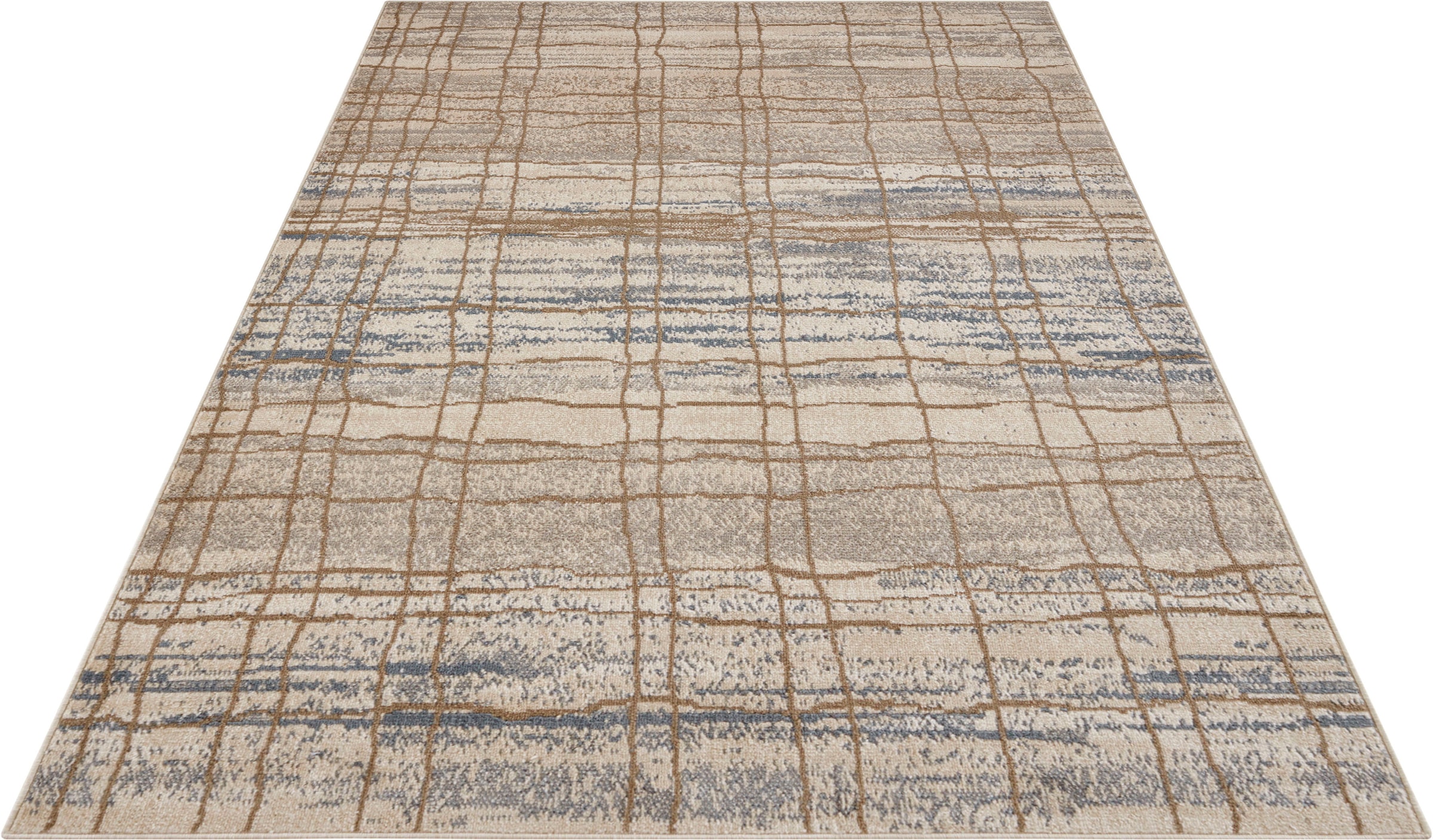 HANSE Home Teppich »Jord«, rechteckig, 8 mm Höhe, Kurzflor, Läufer, Vintage, Wohnzimmer, Schlafzimmer, Esszimmer, Flur
