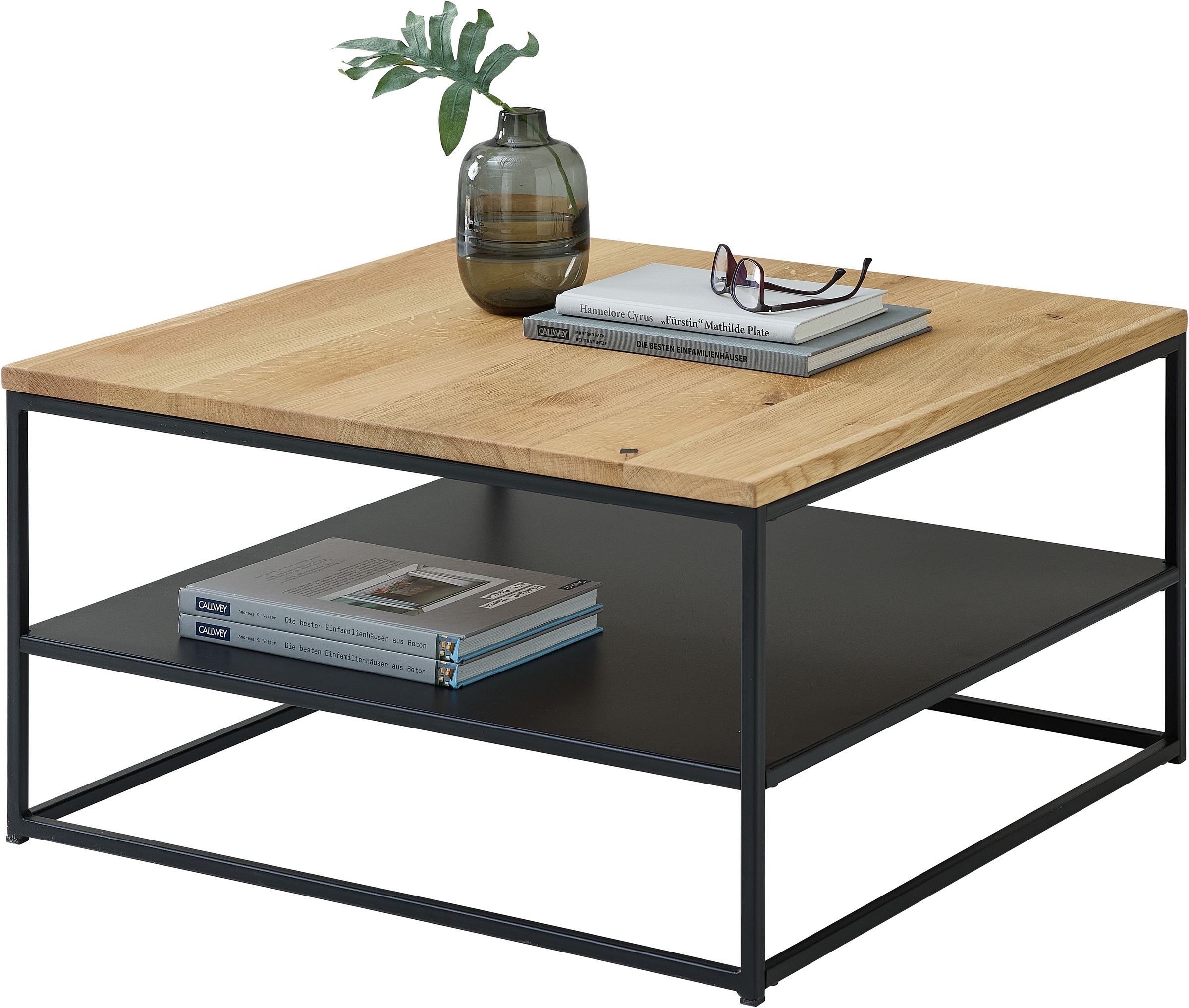 Stolkom Couchtisch »Tilda Wohnzimmertisch Massivholz im Industrial Style Bx günstig online kaufen