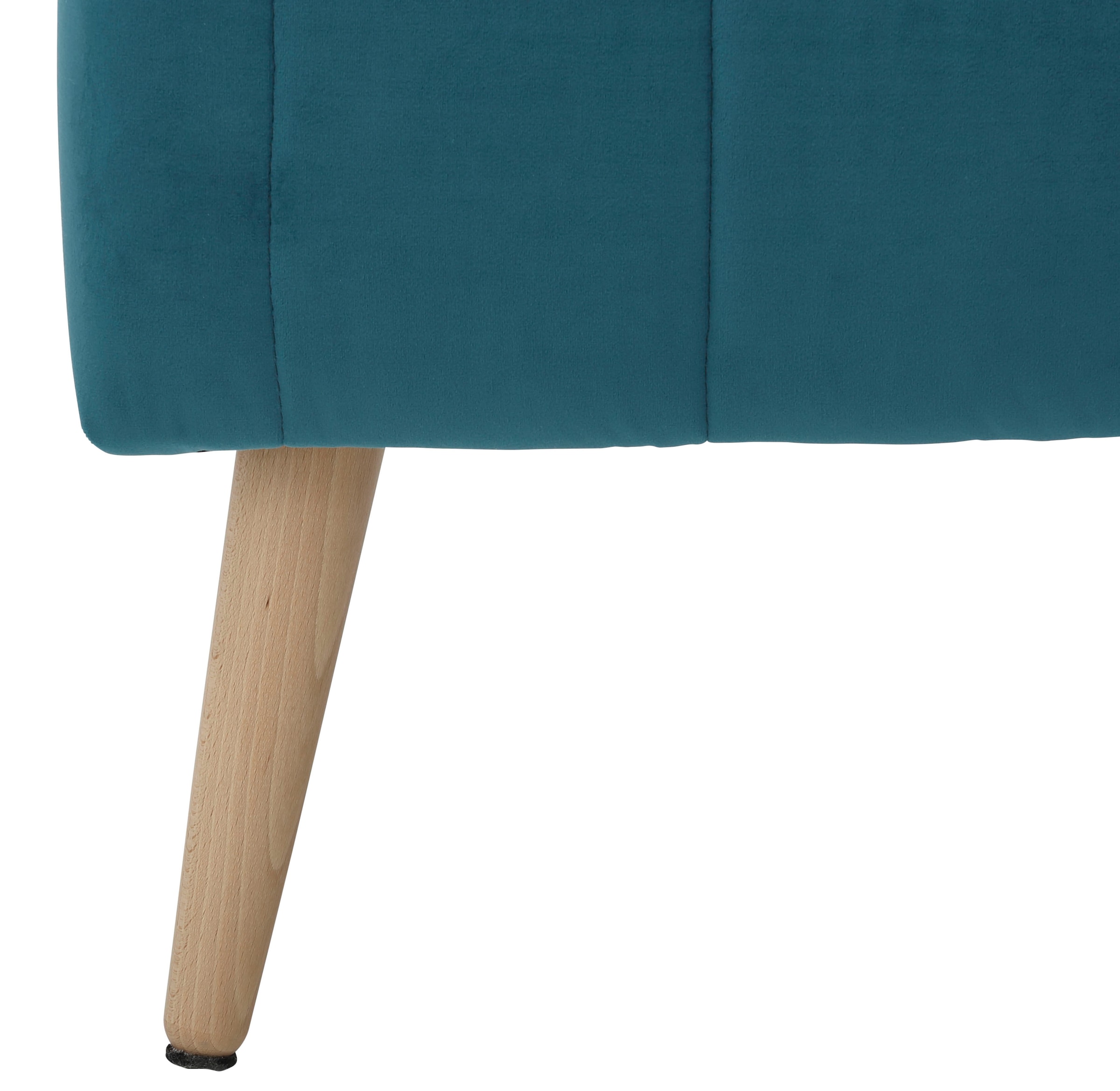 INOSIGN Truhenbank »AMIRA Sitzbank mit Stauraum, Maße B/T/H: 81/36/43 cm«, mit Staufach, in 3 Bezugsqualitäten mit feiner Steppung