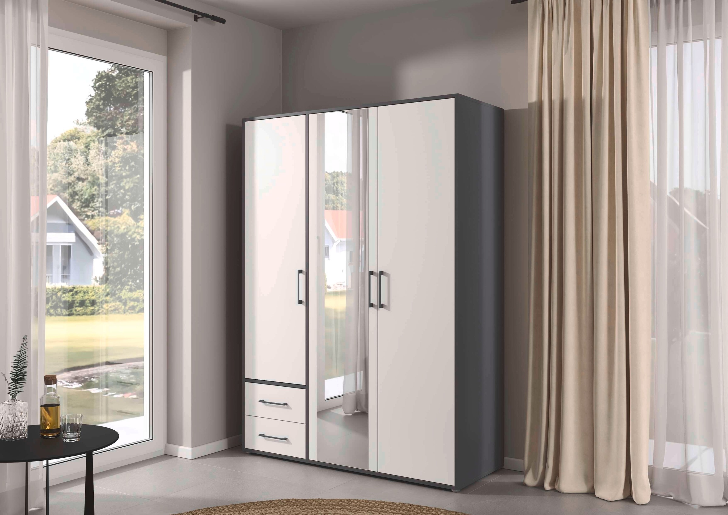 INOSIGN BY RAUCH Kleiderschrank »Schrank Garderobe Schlafzimmer Stauraum PAULLY TOPSELLER Wäscheschrank«, (mit 3 unterschiedlichen Griff-Varianten), OTTOS CHOICE 3 Griffvarianten MADE IN GERMANY