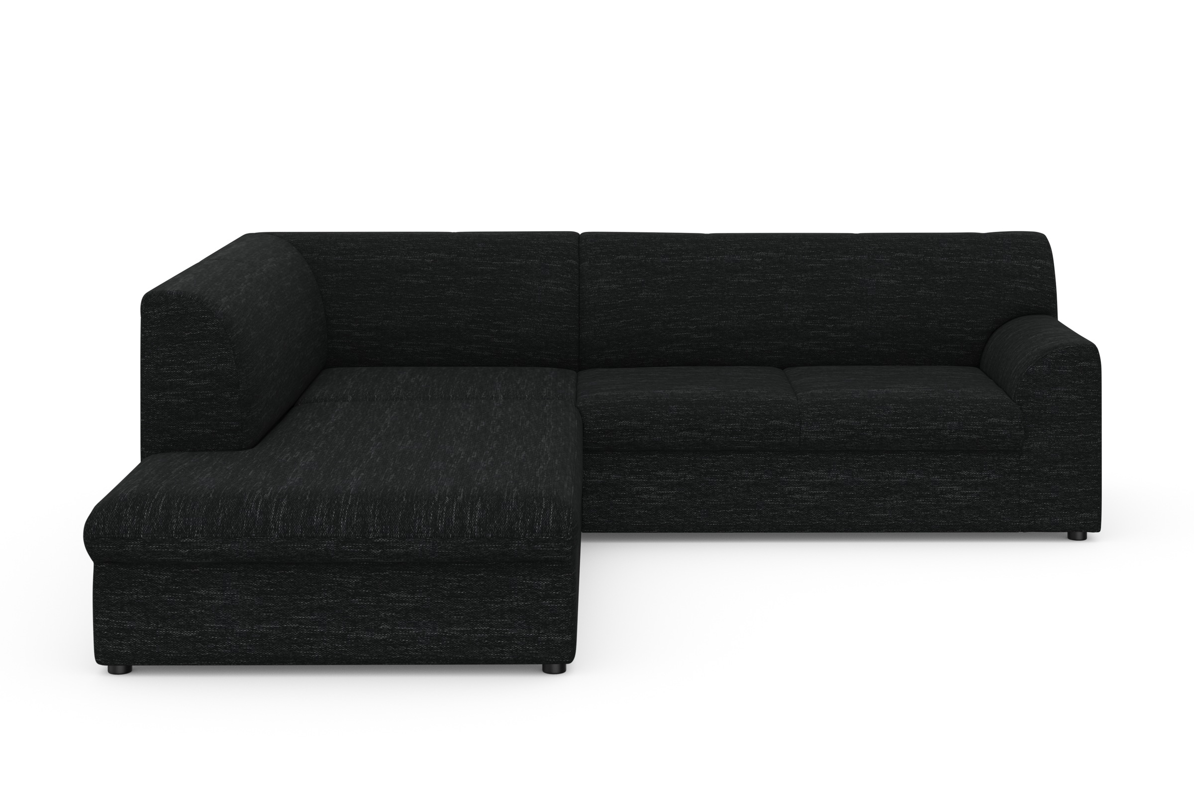 DOMO collection Ecksofa »Topper zeitlos elegant, kompakte Stellmaße, OTTOs Choice, L-Form«, mit Ottomane, wahlweise mit Schlaffunktion