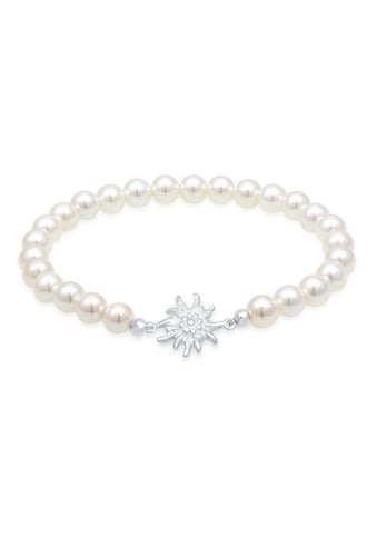 Elli Perlenarmband »Edelweiß Perlen Traditionell Trachten 925 Silber« kaufen