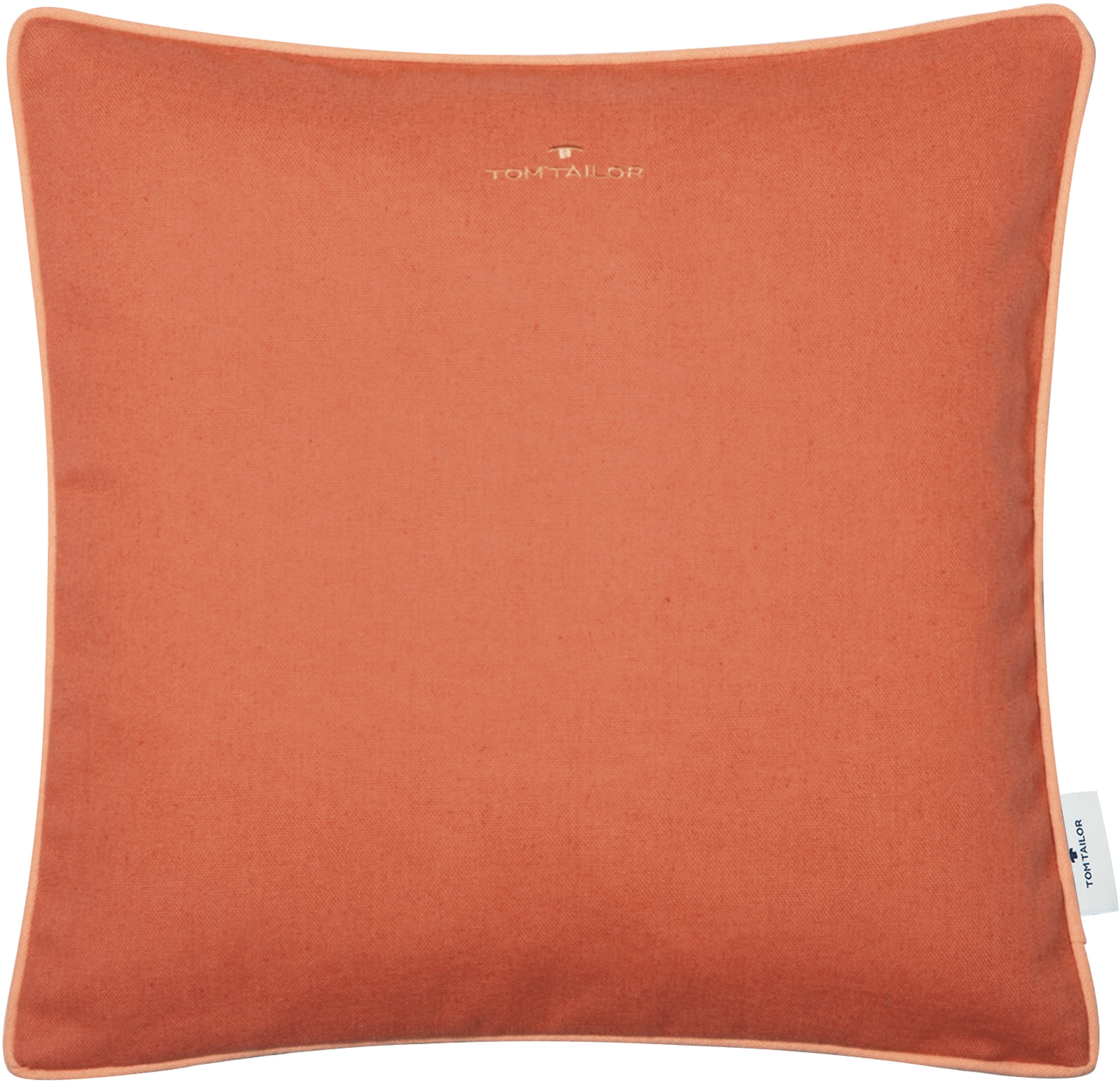 TOM TAILOR HOME Dekokissen »Dove Signature«, mit Paspel, Kissenhülle ohne F günstig online kaufen