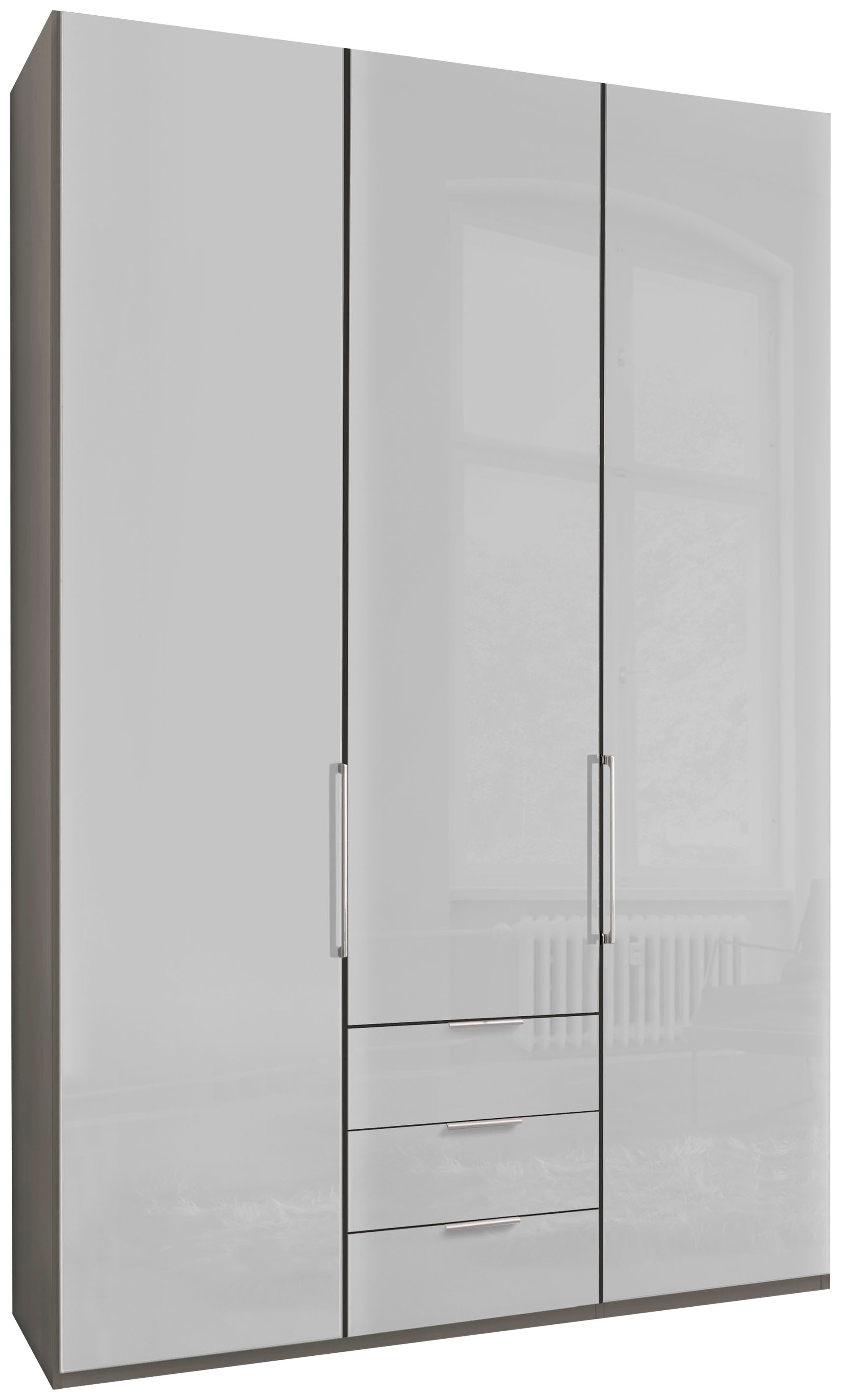 WIEMANN Drehtürenschrank "Monaco", mit Glasfront sowie hochwertigen Beschlä günstig online kaufen