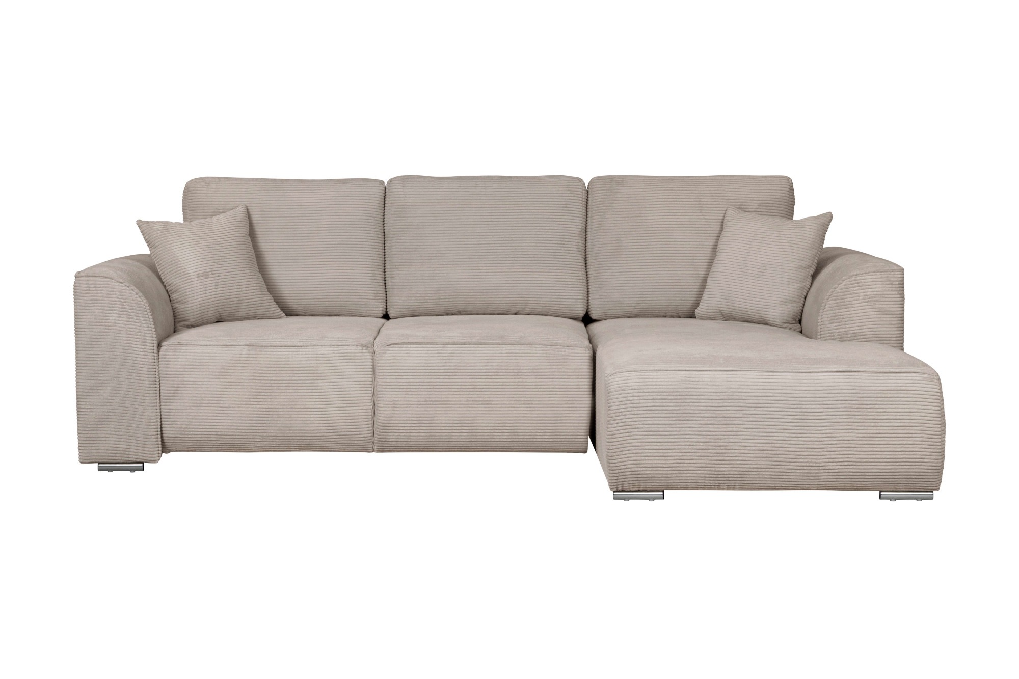 INOSIGN Ecksofa »BEATRICE optionale Schlafsofa mit Bettkasten, B/T/H: 265/170/86 cm«, L-Form, wahlweise auch mit Bettfunktion und Bettkasten