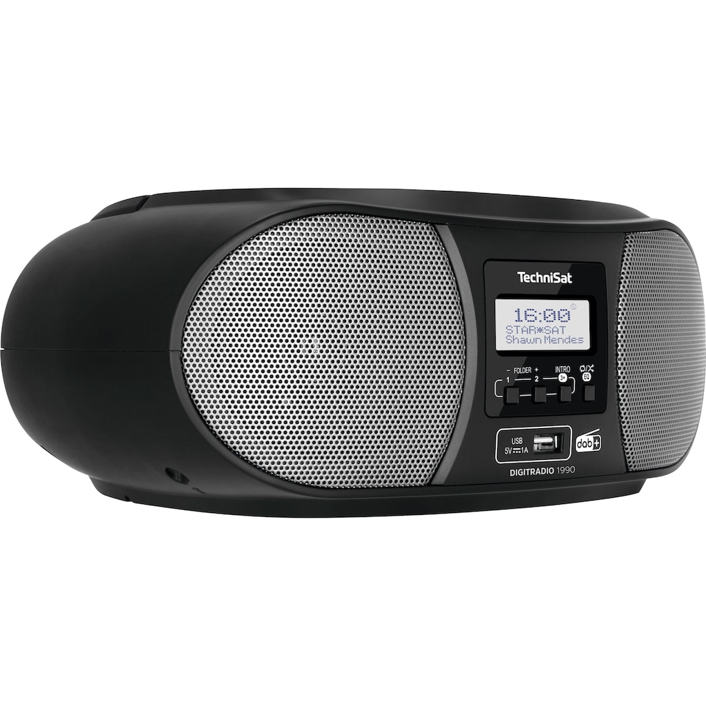 TechniSat Boombox »Digitradio 1990 Stereo-«, (Bluetooth FM-Tuner-Digitalradio (DAB+)