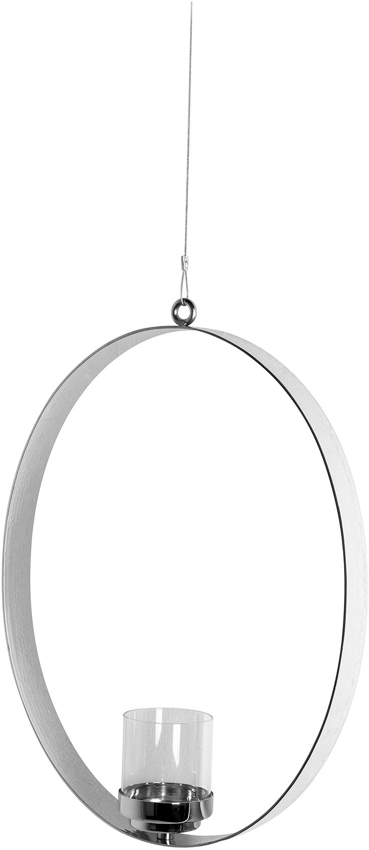 Fink Hängewindlicht »SABINA« Kerzenhalter aus Edelstahl und Glas günstig online kaufen