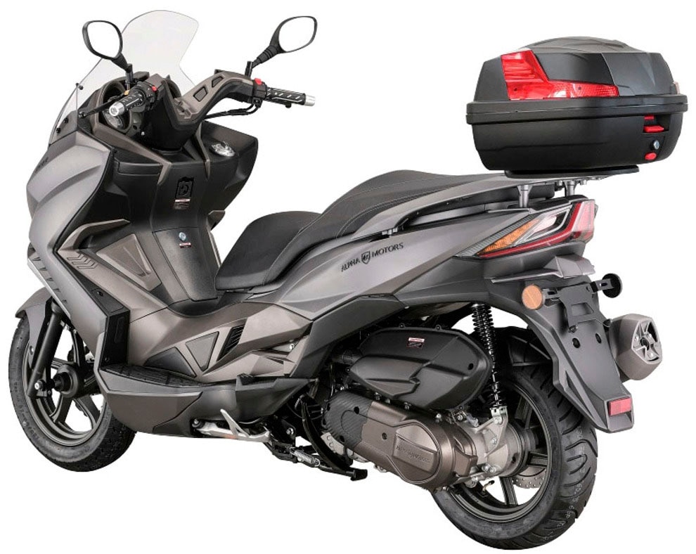 Alpha Motors Motorroller »Sport Cruiser 22«, 125 cm³, 95 km/h, Euro 5, 11 PS, (Set, mit Topcase), mit Lenkerschloss