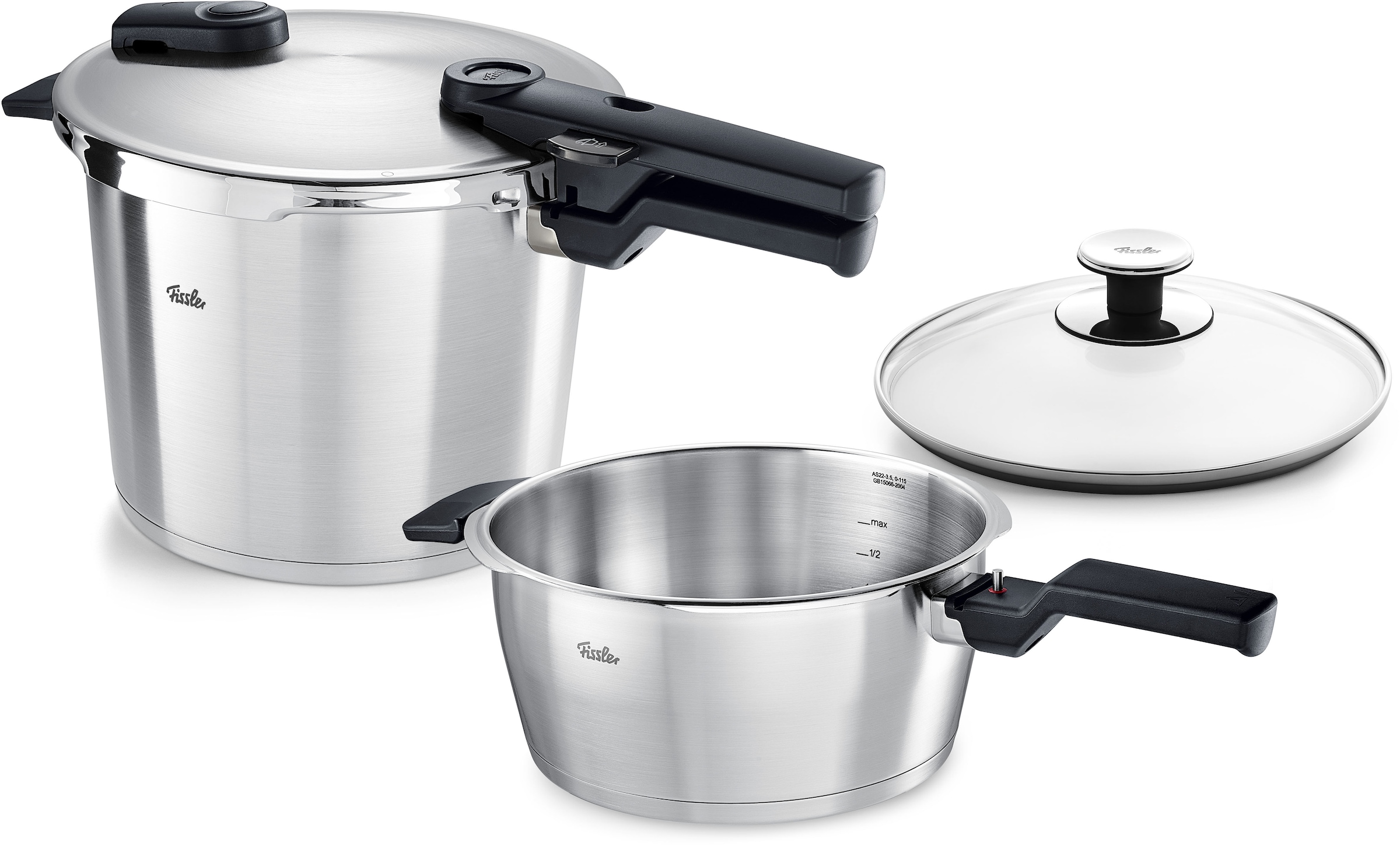 Fissler Schnellkochtopf »Vitaquick® Premium« Set, Schnellkochtopf 3,5 l + 6 günstig online kaufen