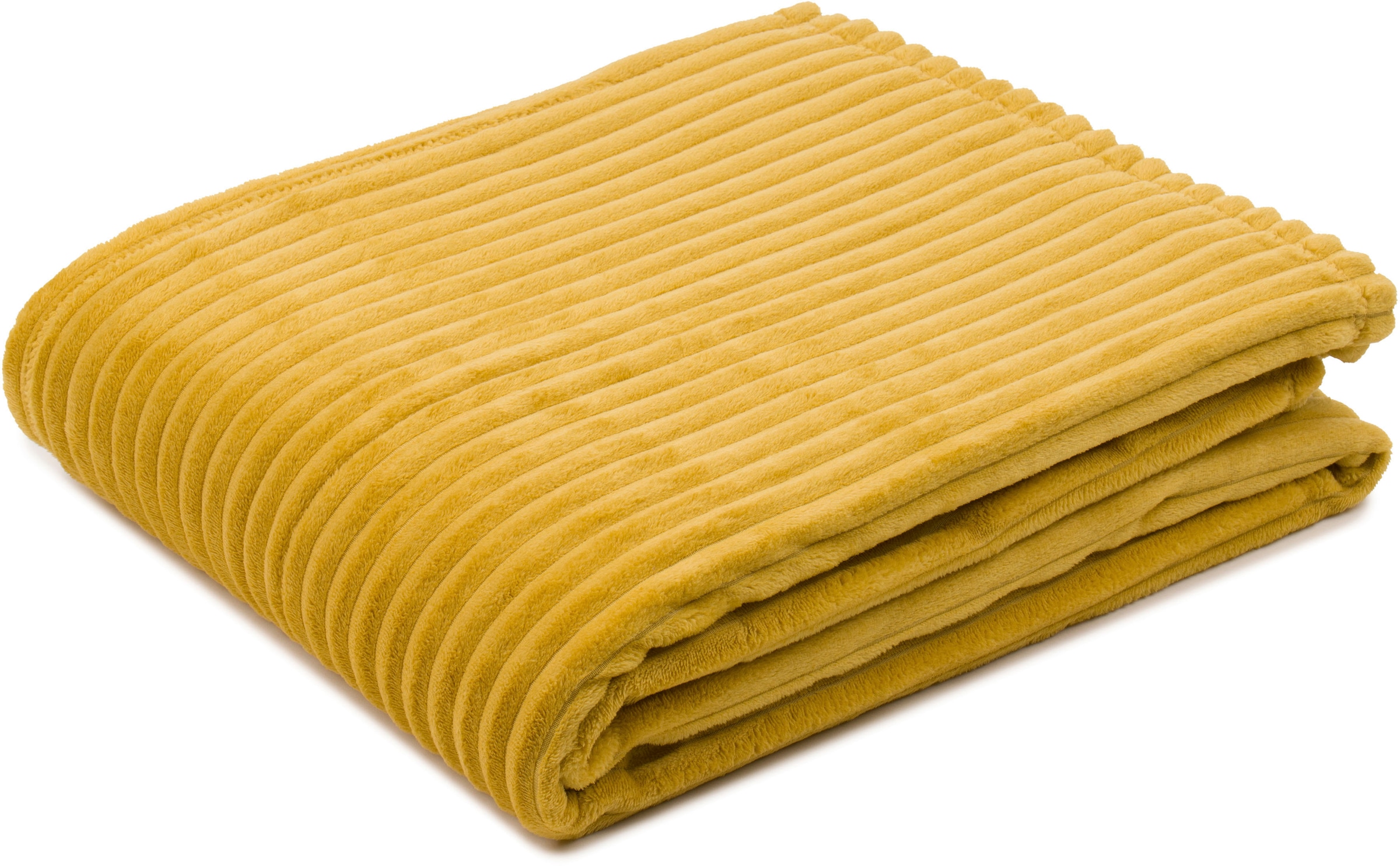 Gözze Wohndecke »Feincord Kuscheldecke«, flauschig weich und wohlig warm