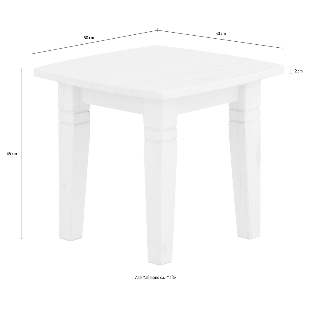 Home affaire Couchtisch »Theresa«, mit quadratischer oder rechteckige Tischplatte in 3 verschiedenen Farben.