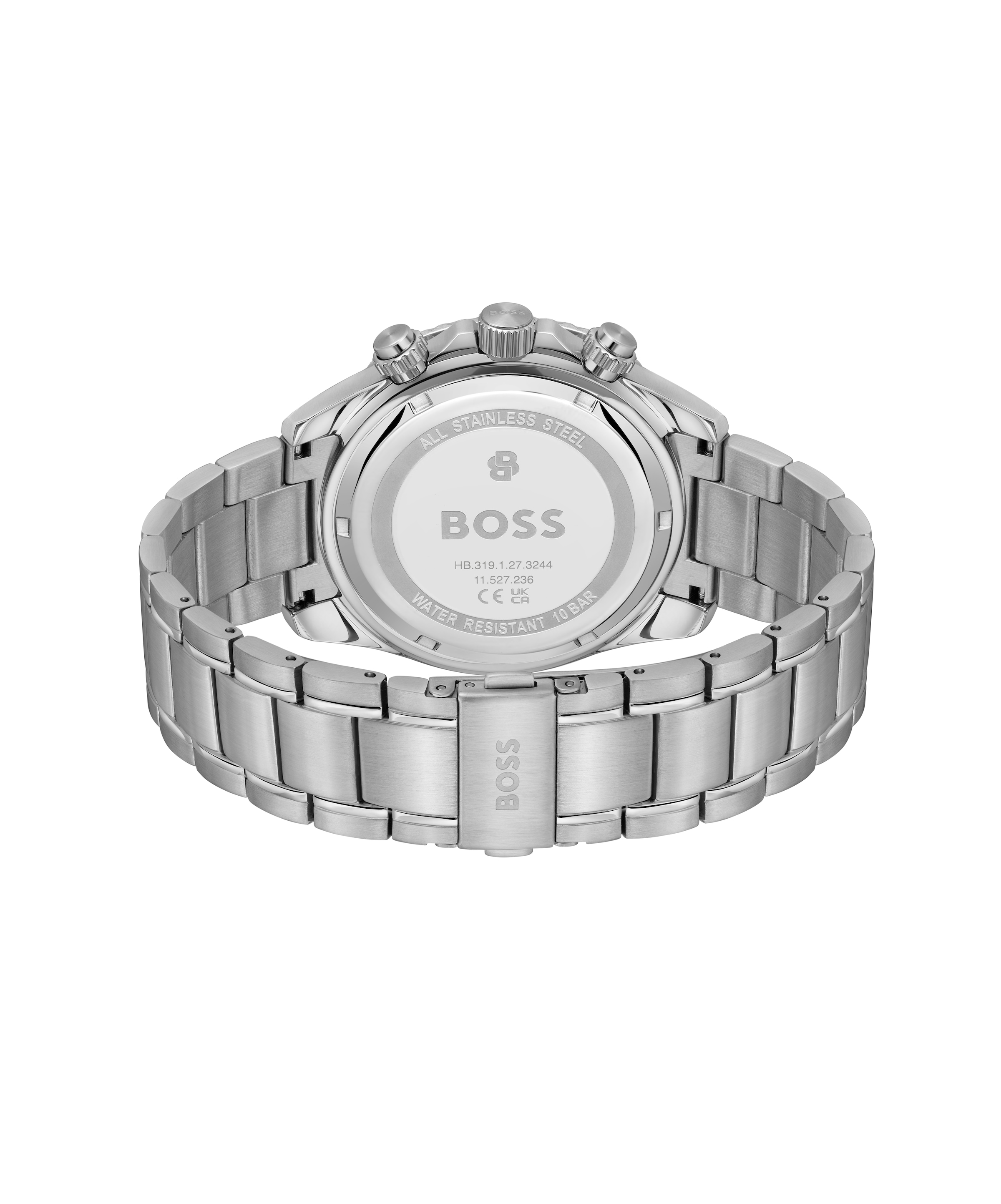 BOSS Chronograph »SEALINER« Quarzuhr, Armbanduhr, Herrenuhr, Edelstahlarmband, analog, Tag