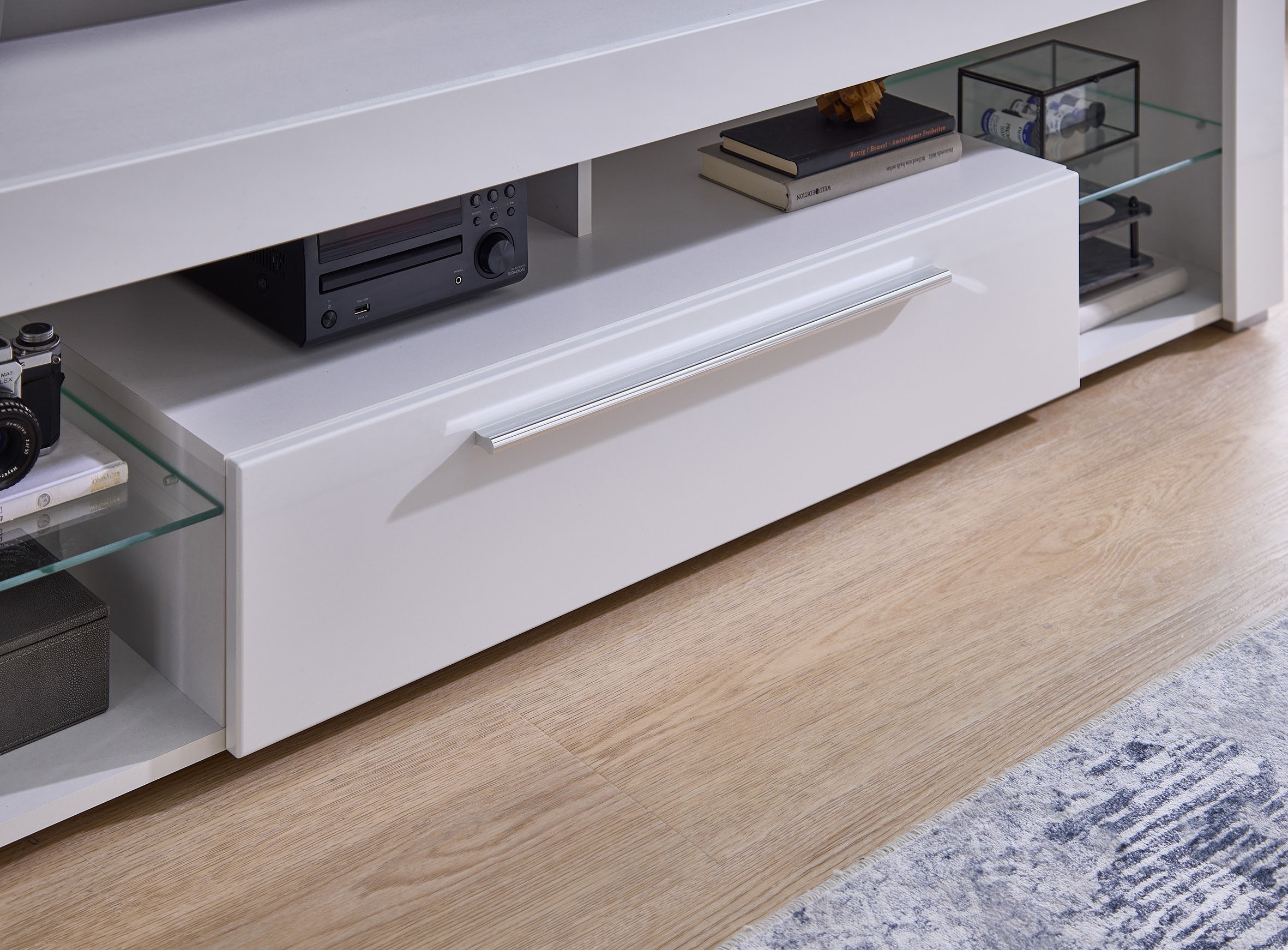 Stolkom TV-Schrank »Goal« Oberboden bis 25 kg belastbar, 1 Klappe mit Griff