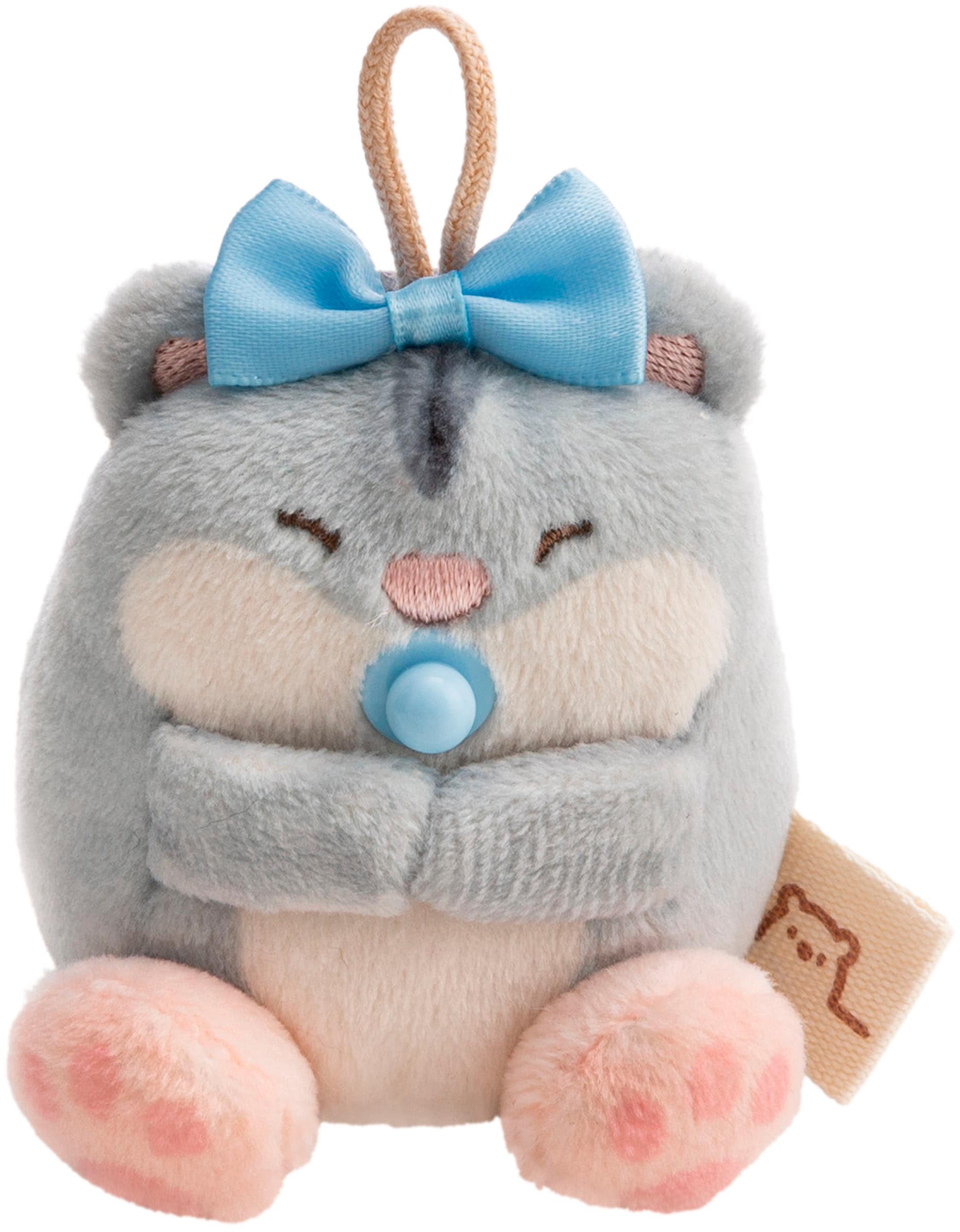 Nici Kuscheltier »mymochi, Set Hamster Shai 7cm mit Rassel & Bettchen mit Karabiner« in Geschenkbox