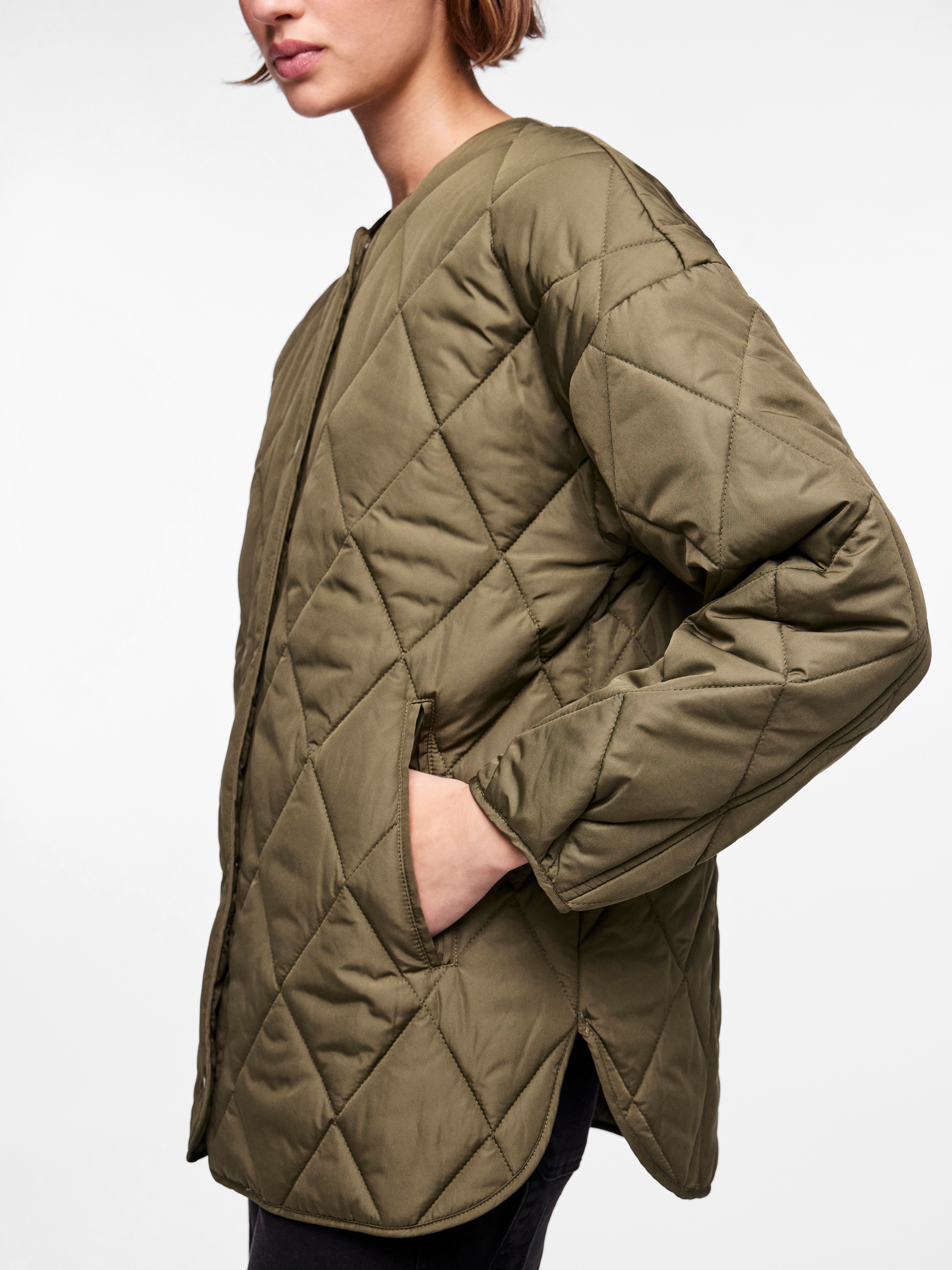 pieces Steppjacke »PCSTELLA QUILTED JACKET NOOS BC« Kunstfaser