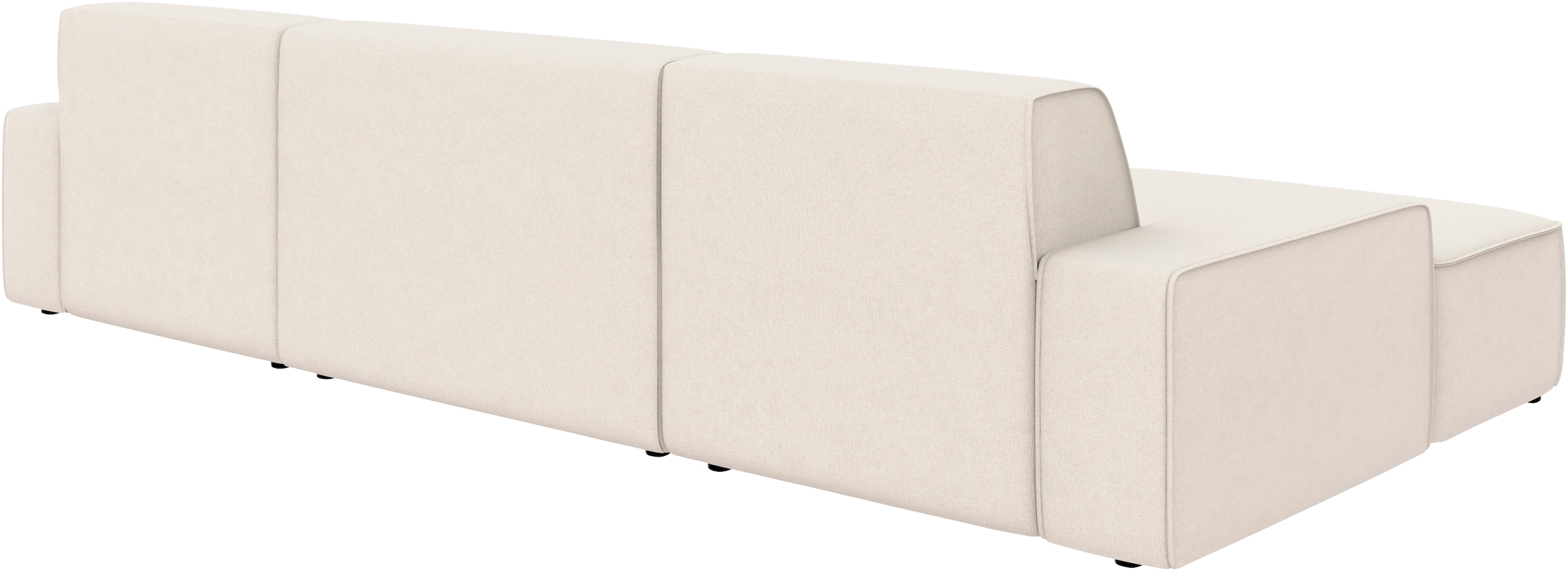 TRENDMANUFAKTUR Wohnlandschaft »Graz, wahlweise mit Sitzvorschub und Bettkasten, U-Form, Breite 329 cm« in Cord-, haustierfreundlichem LEO Struktur- oder LUMOS-3D-Bezug