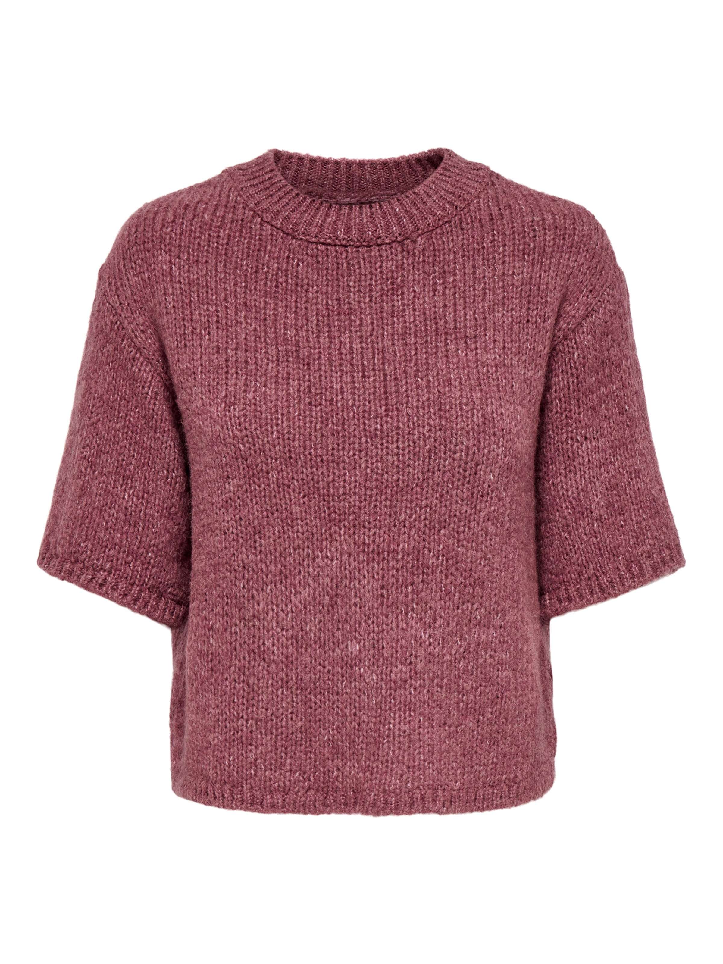 JDY Strickpullover »JDYDICTE S/S PULL O-NECK KNT NOOS« Kunstfaser, knit fit