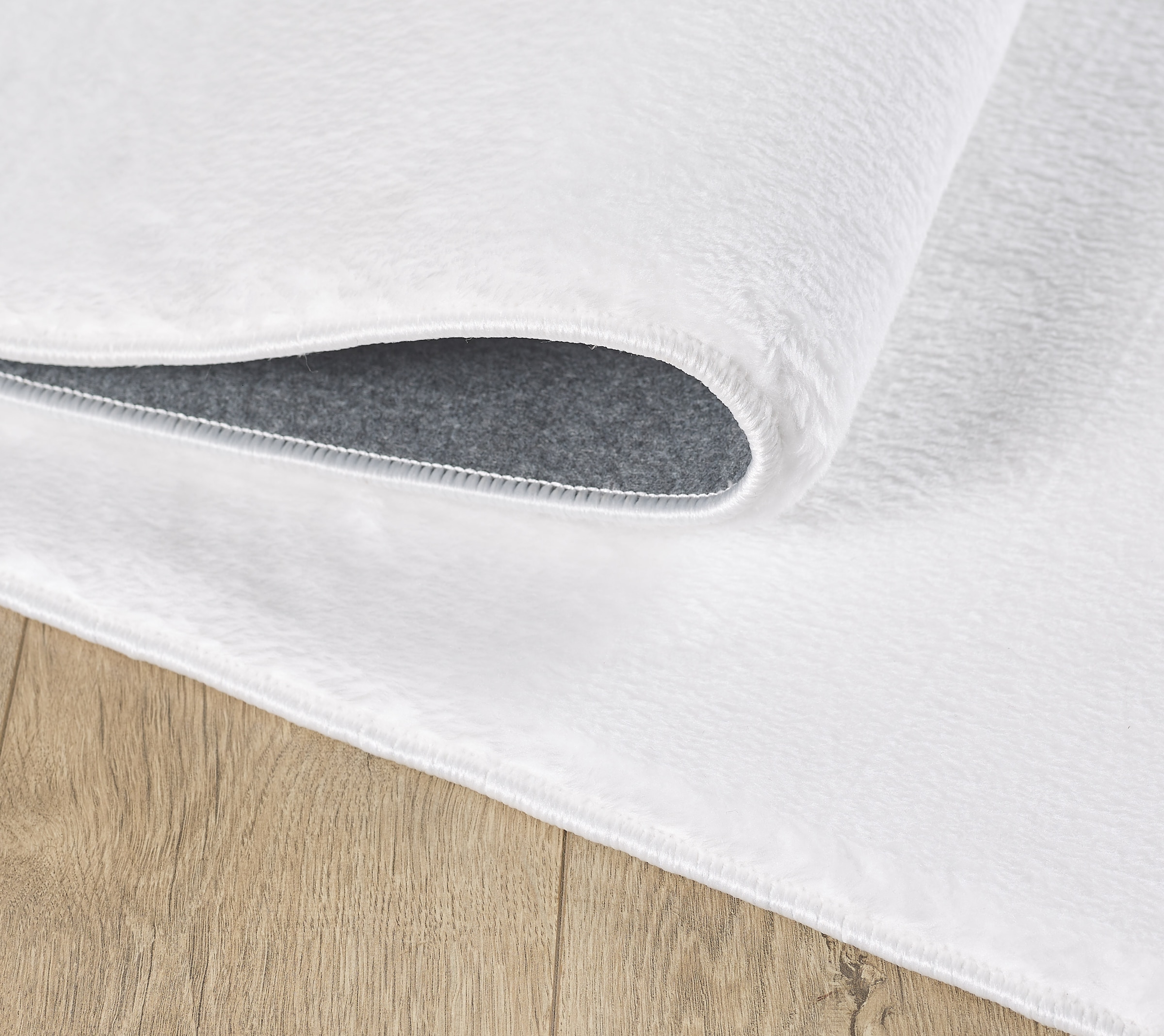 Ayyildiz Teppiche Teppich »CATWALK 2600«, rechteckig, 25 mm Höhe, Besonders weich / Soft Flor / waschbar, Kaninchenfell Haptik