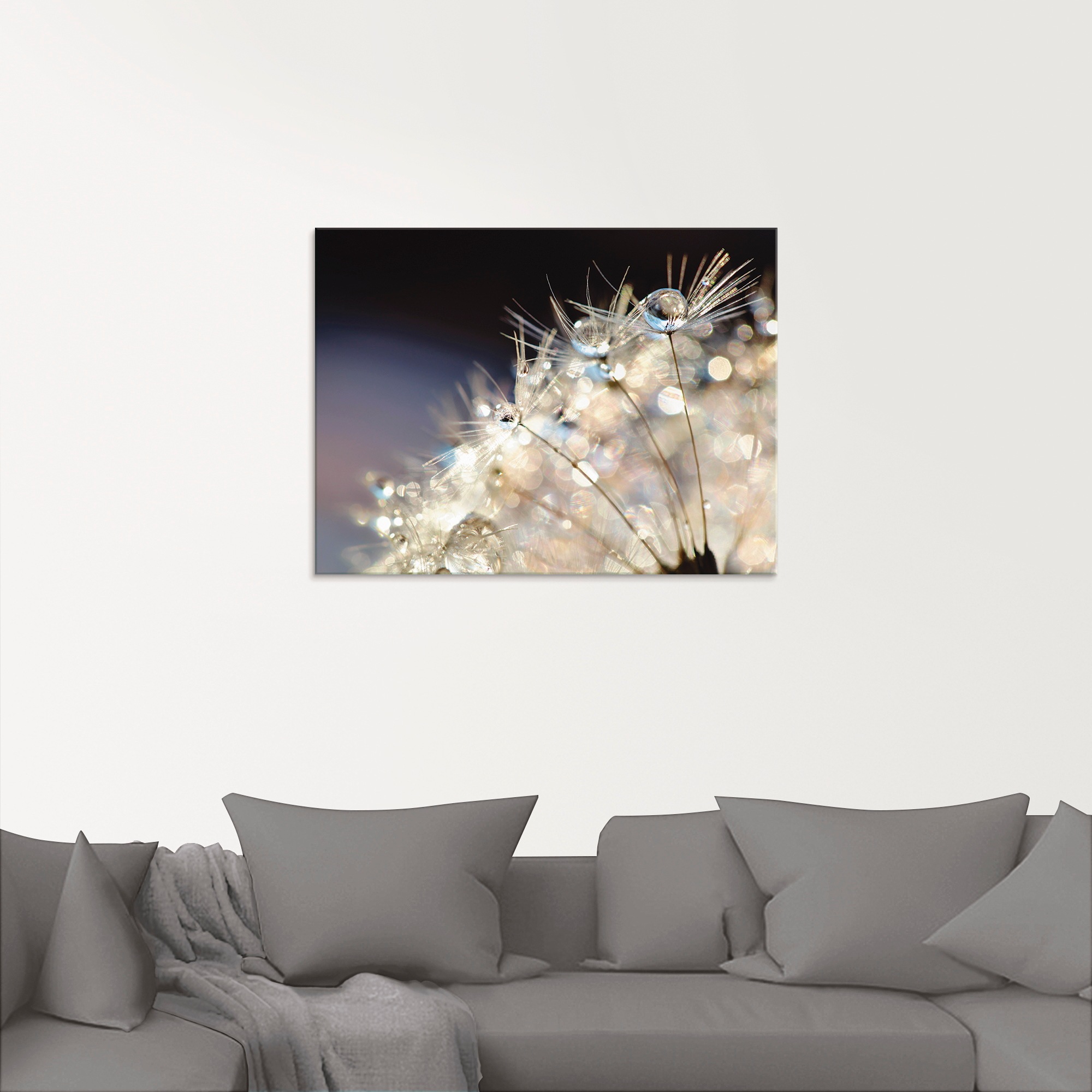 Artland Glasbild »Pusteblume Fantasie«, Blumen, (1 St.), in verschiedenen Größen