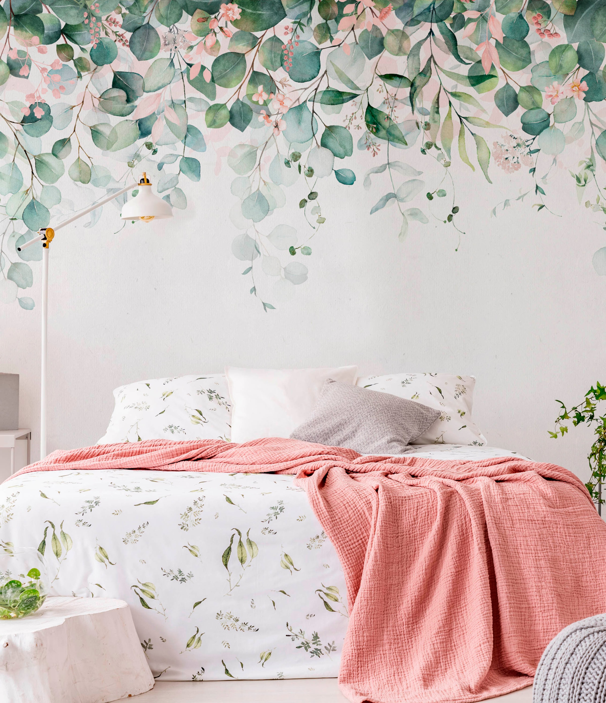 Art for the home Vliestapete »Fototapete Botanical Cascade Blush« günstig online kaufen