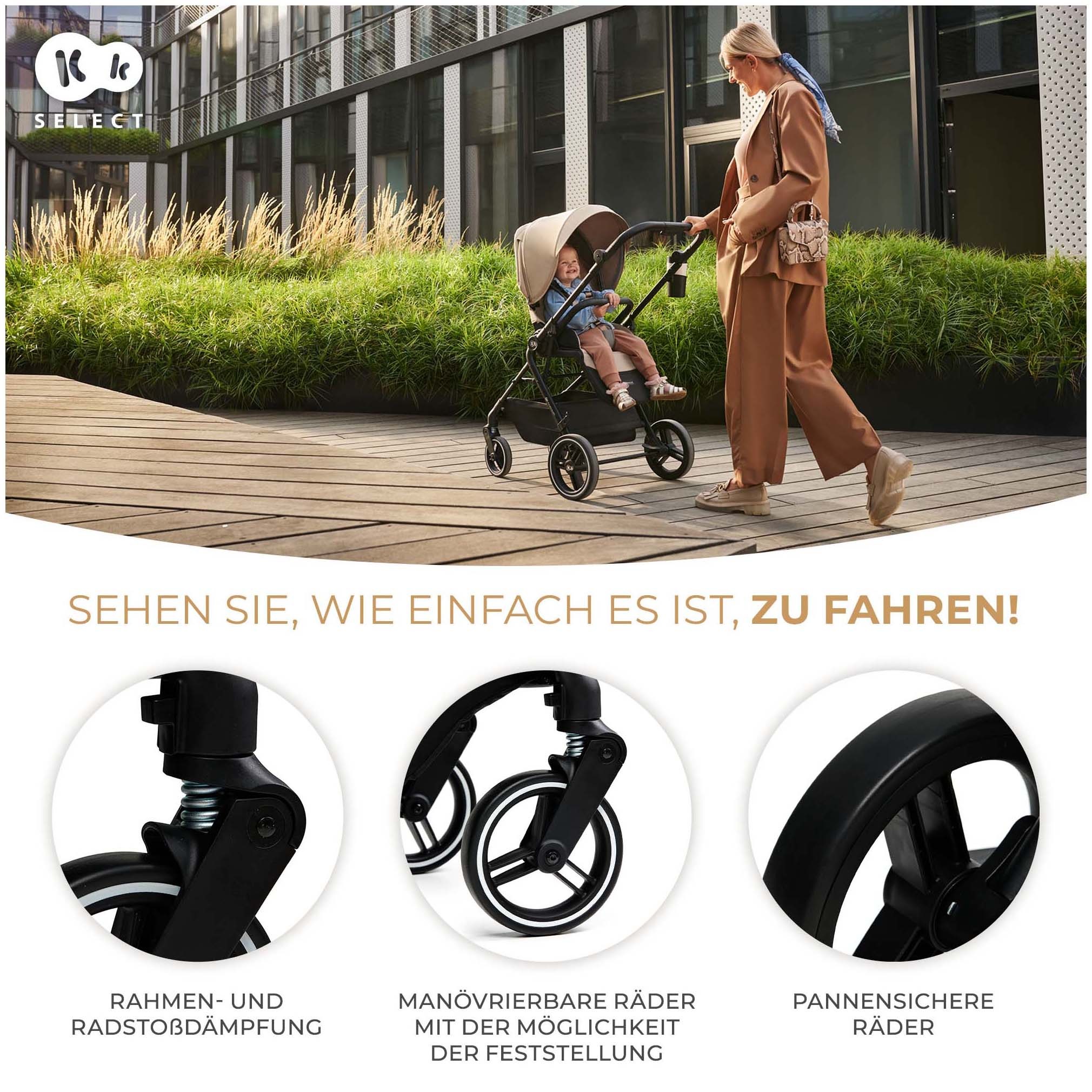 Kinderkraft Kombi-Kinderwagen »YOXI 2IN1« 22 kg