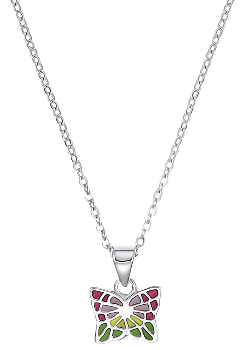 Amor Kette mit Anhänger »Colorful Butterfly, 2021351«