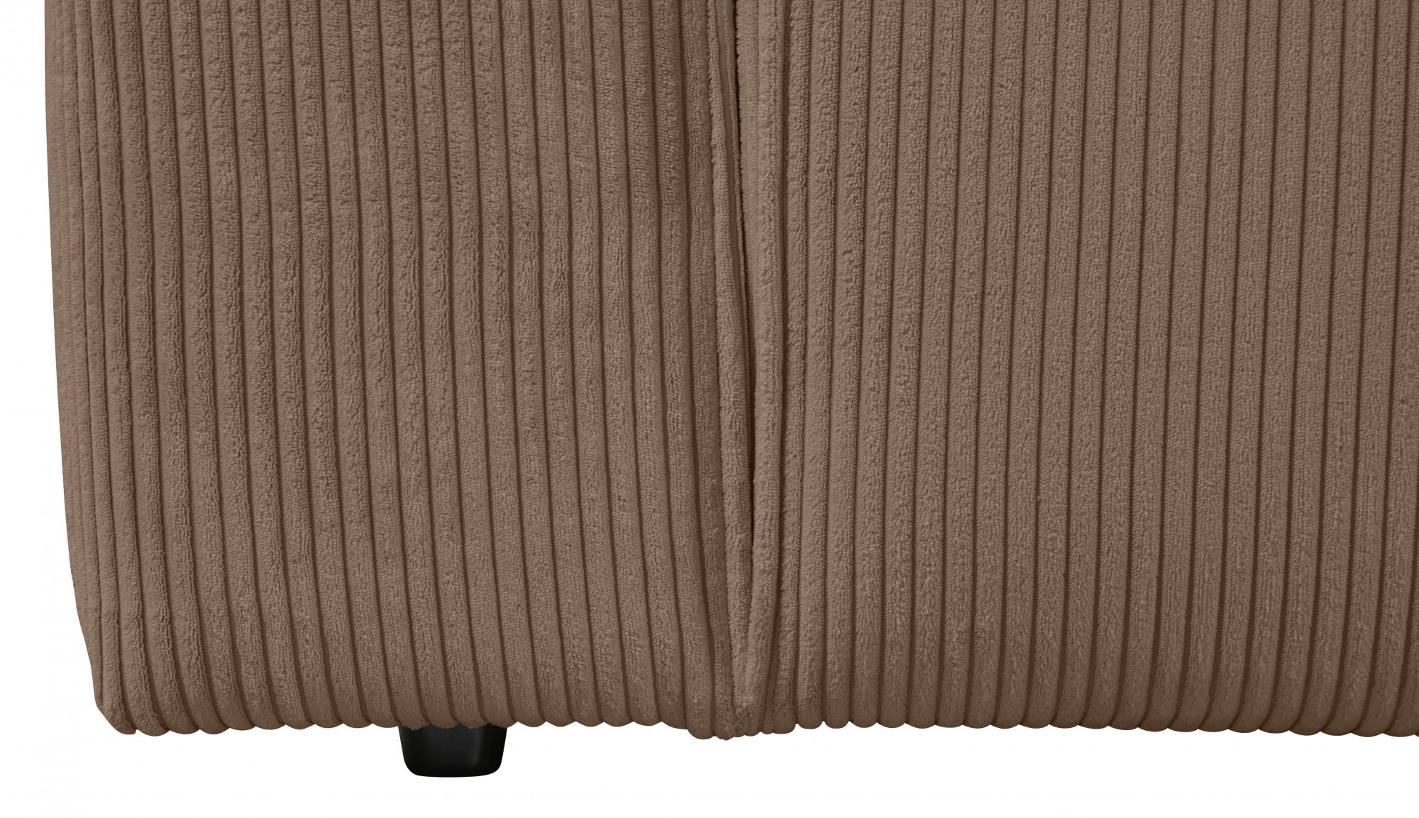 andas 3-Sitzer »Noord mit Kedernaht, Breite 232 cm«, Cord, Struktur, Webstoff, mit Wellenunterfederung, Massivholzrahmen