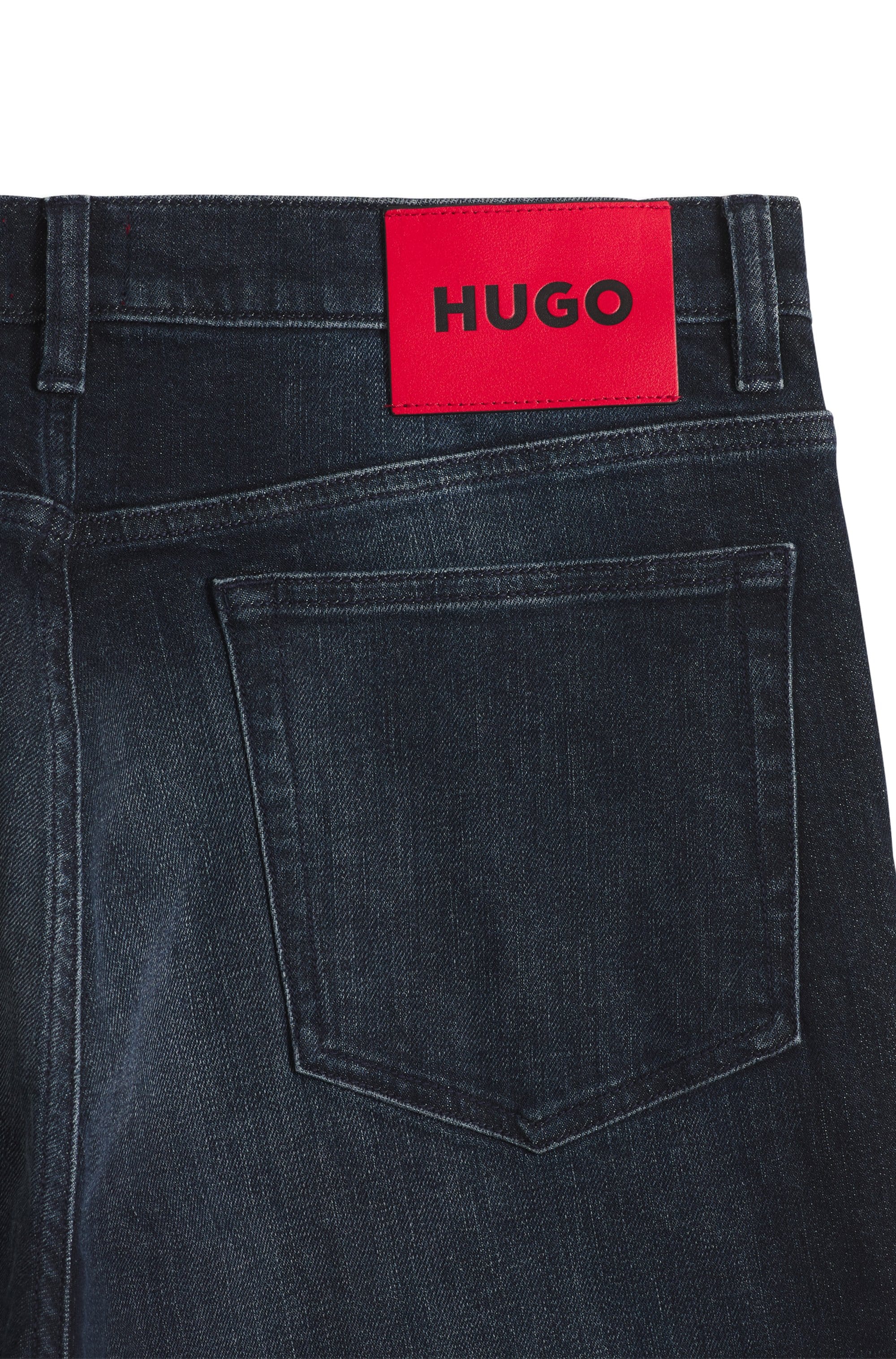 HUGO Slim-fit-Jeans »HUGO 708« mittlere Bundhöhe, gerader Beinverlauf, Slim Fit, Stretch-Denim