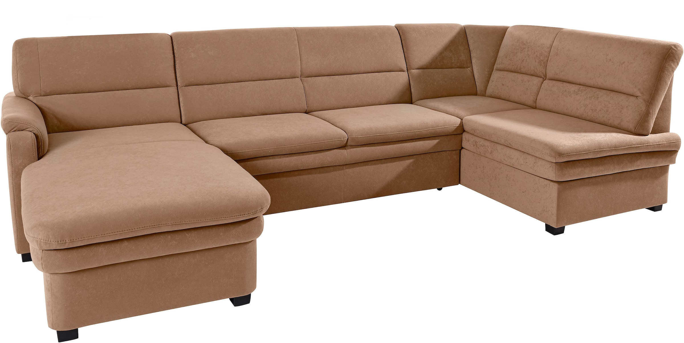 sit&more Wohnlandschaft »Pisa U-Form«, mit Federkern, wahlweise mit Bettfunktion