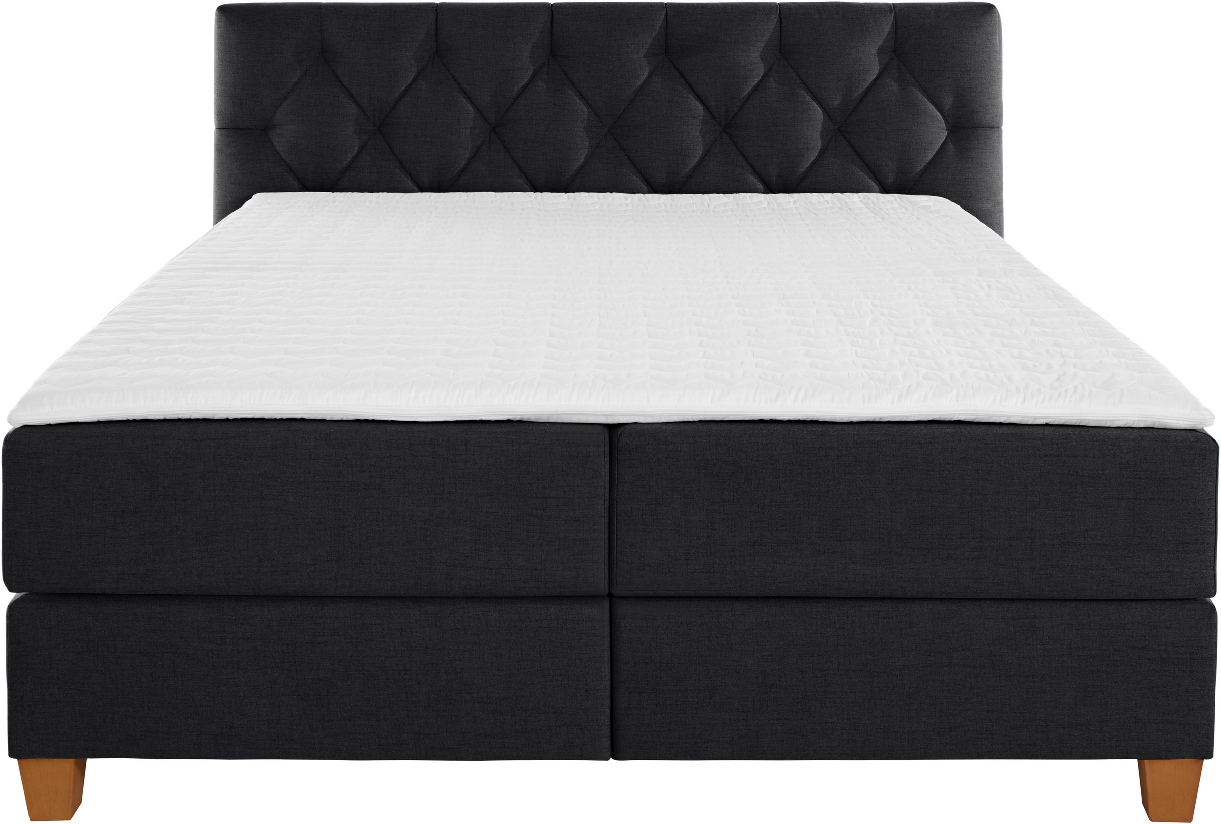 Guido Maria Kretschmer Home&Living Boxspringbett »Harmones«, in 3 Breiten, Härtegrad auch im Mix mit je 1 Matratze in H2 und H3