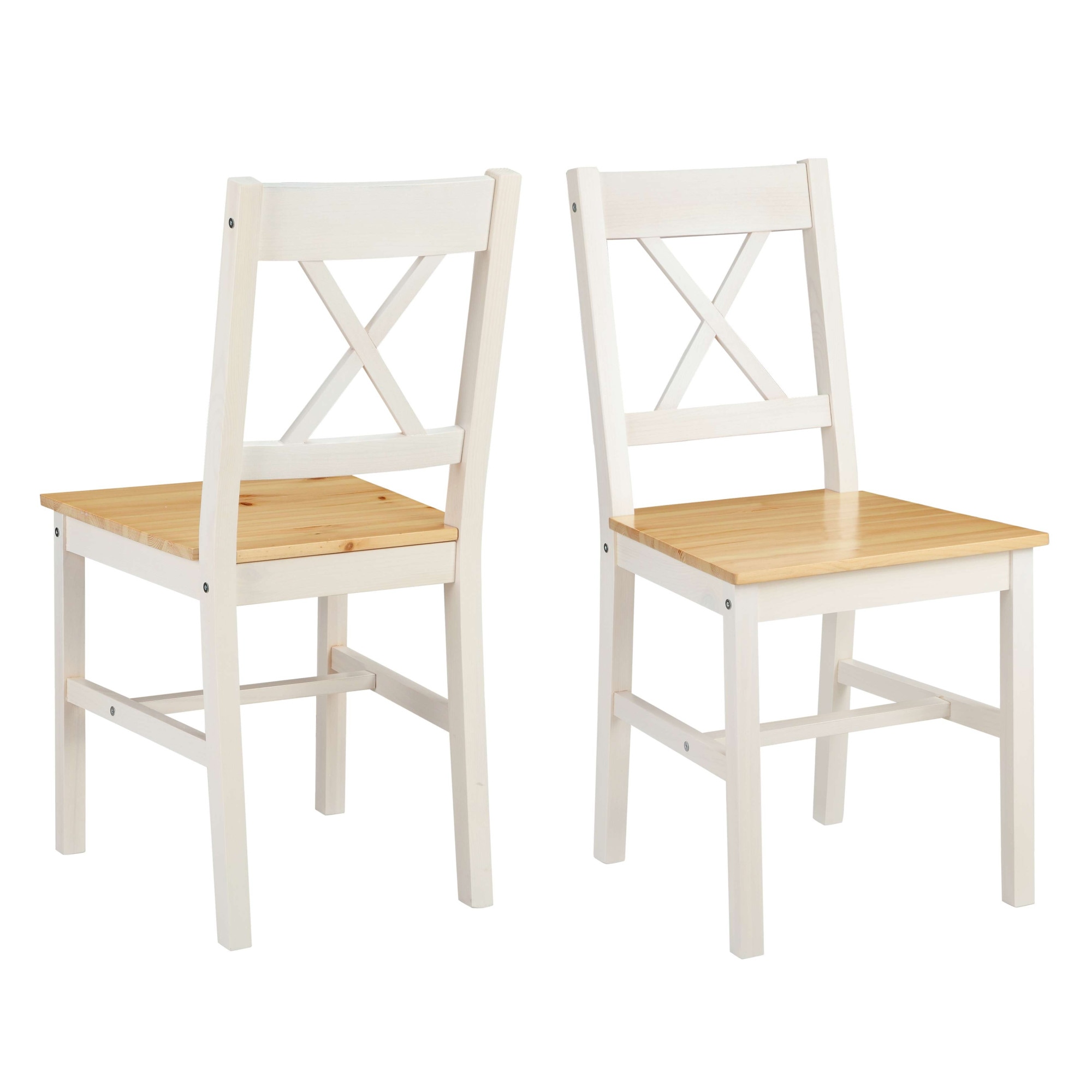 OTTO home Essgruppe »Willow« Set, Esstisch mit 4 Stühlen, 5 tlg. Esstisch mit 4 Stühlen, aus massivem Kiefernholz
