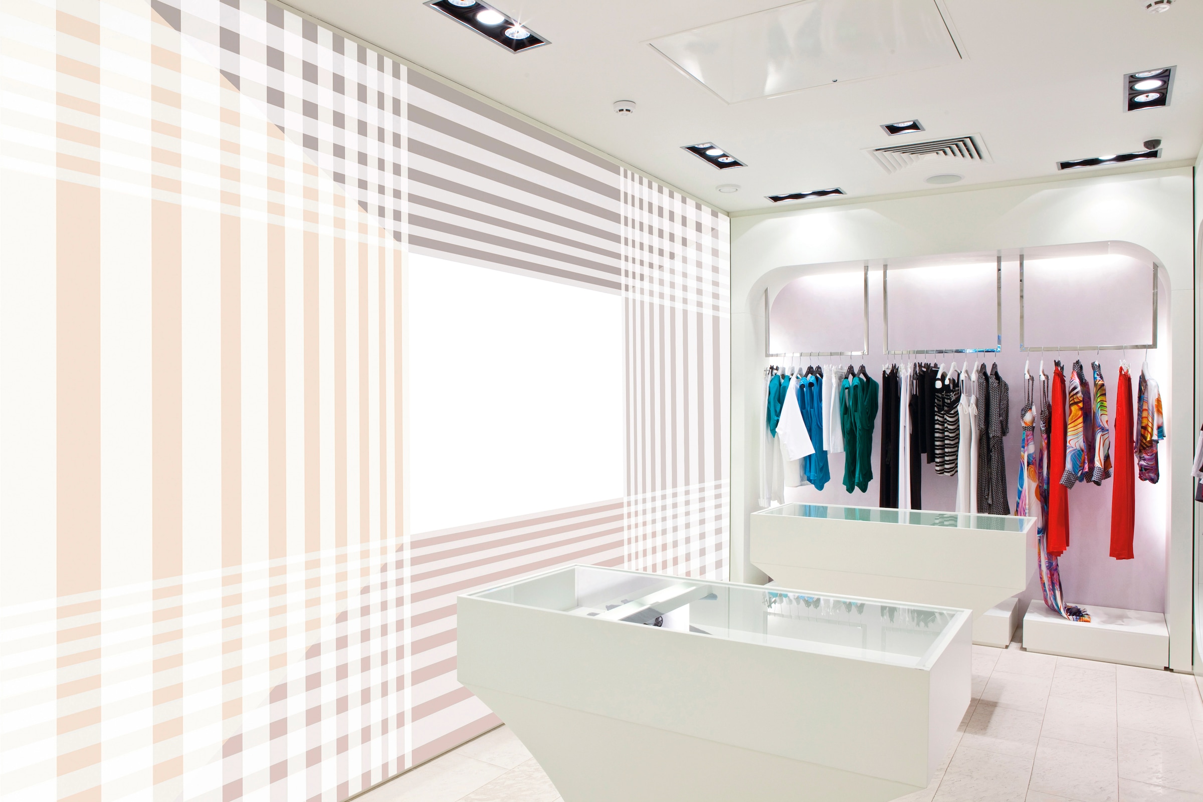 Architects Paper Fototapete »Atelier 47 Room Pattern 2«, 3D-Optik, Vlies, Wand, Schräge, Decke