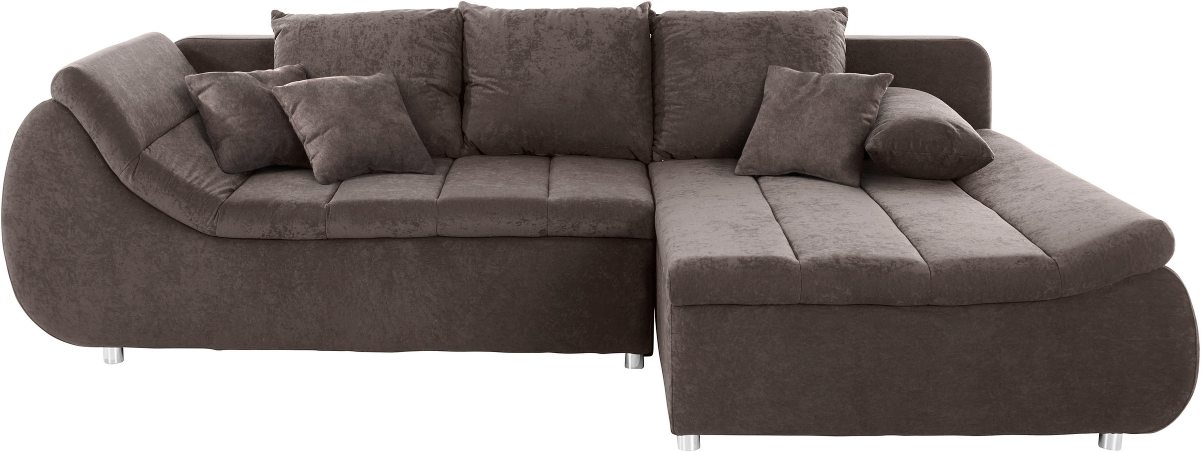 INOSIGN Ecksofa »Imola, elegant und modern, aktuelle Steppung im Sitz, bequ günstig online kaufen