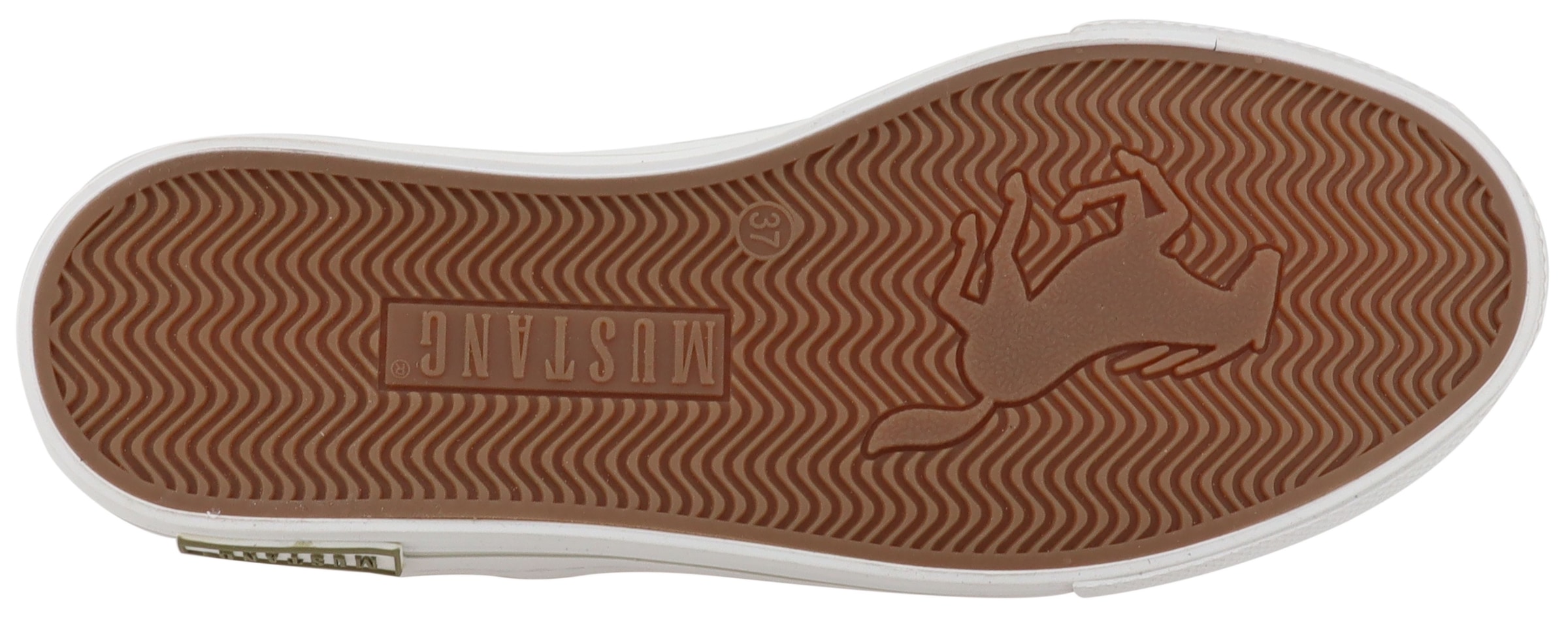 Mustang Shoes Slip-On Sneaker »Magdalena«  Freizeitschuh, Slipper, Schlupfschuh mit Kontrastbesätzen