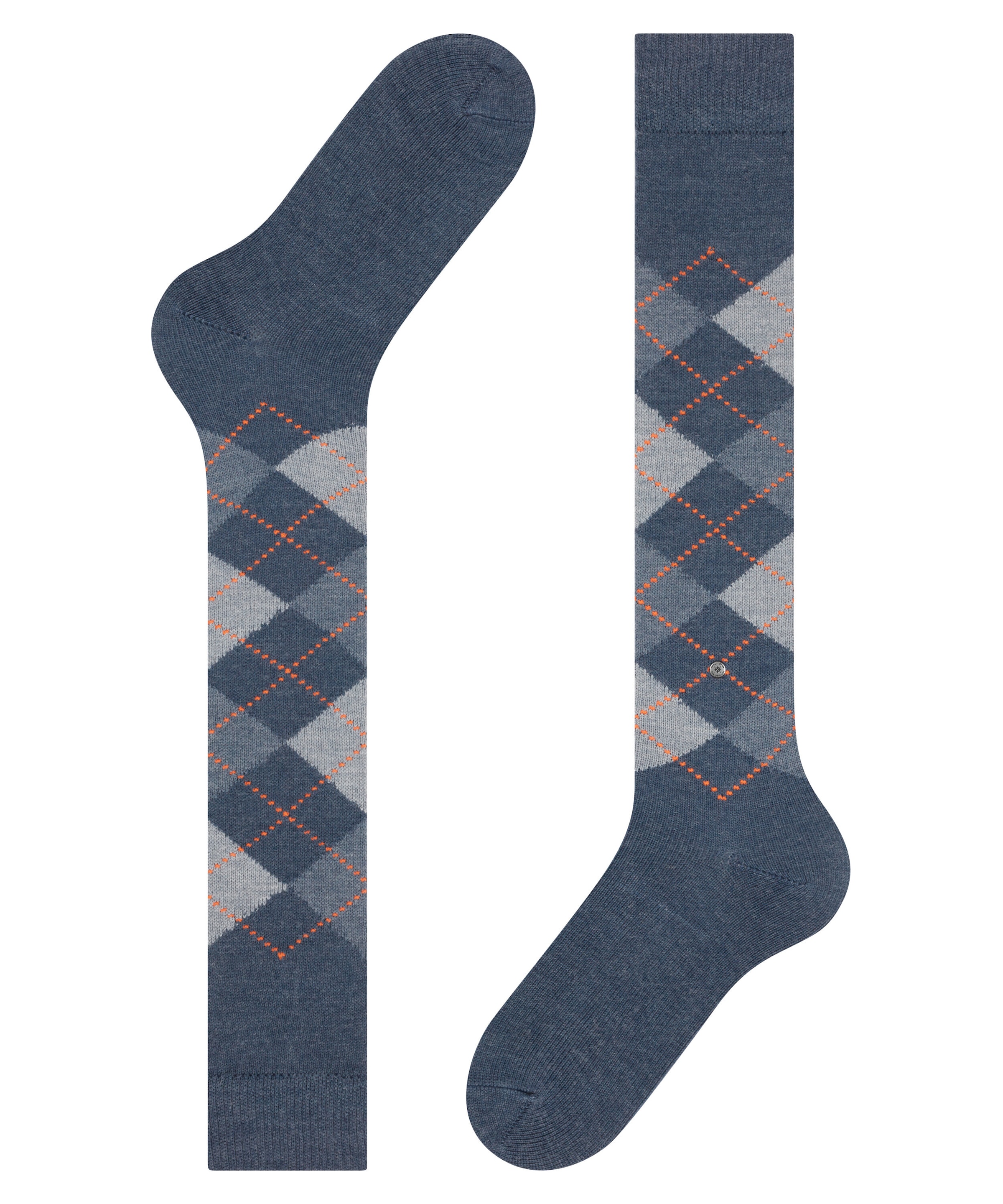 Burlington Kniestrümpfe »Preston« Einheitsgröße 40-46, Argyle-Muster, besonders weich