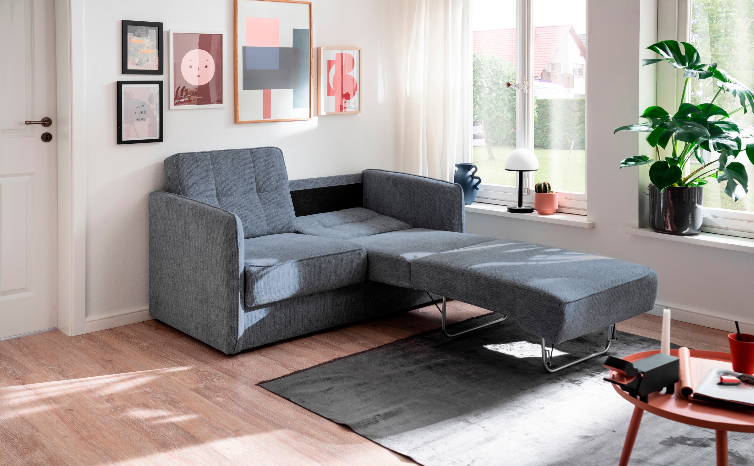 INOSIGN Schlafsofa »Milano«, zwei einzeln ausziehbare Liegefunktionen