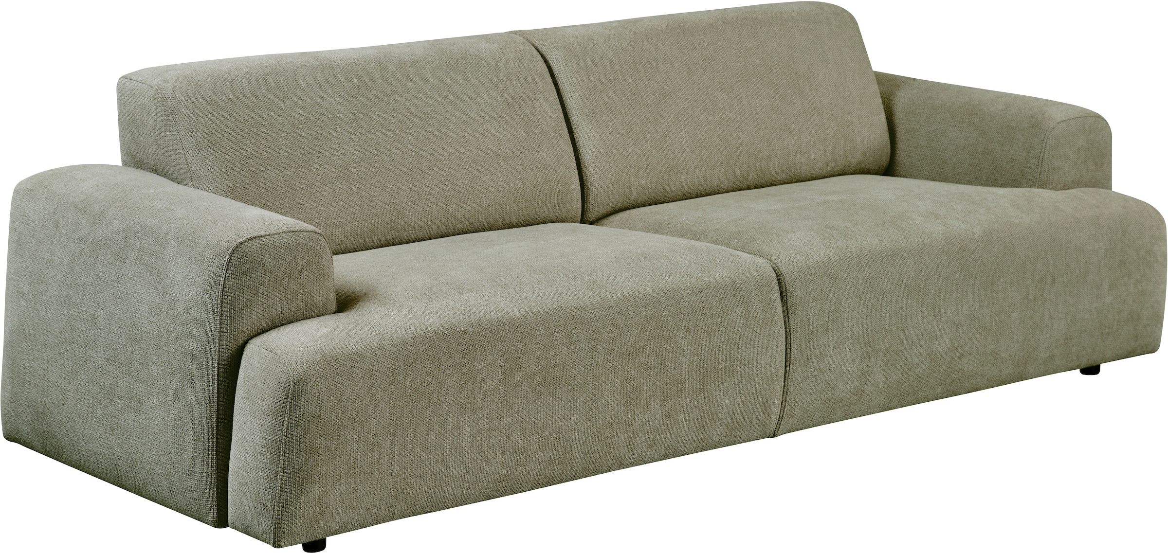 andas 2,5-Sitzer »Linkka, Breite 217 cm«, in einem weichen Chenille-Stoff, mit Wellenunterfederung